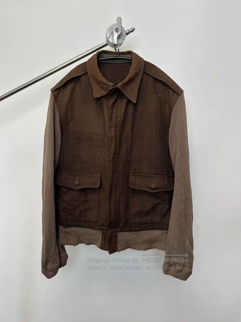 Yohji Yamamoto YOHJI YAMAMOTO Patchwork Zipper Jacket Size US XL / EU 56 / 4 - 1 Thumbnail