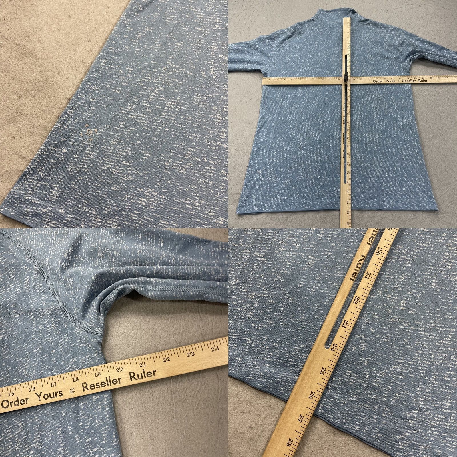 Lululemon Lululemon Jacket Mens M Blue Geometric 1/4 Zip Pullover Gym Size US M / EU 48-50 / 2 - 8 Thumbnail