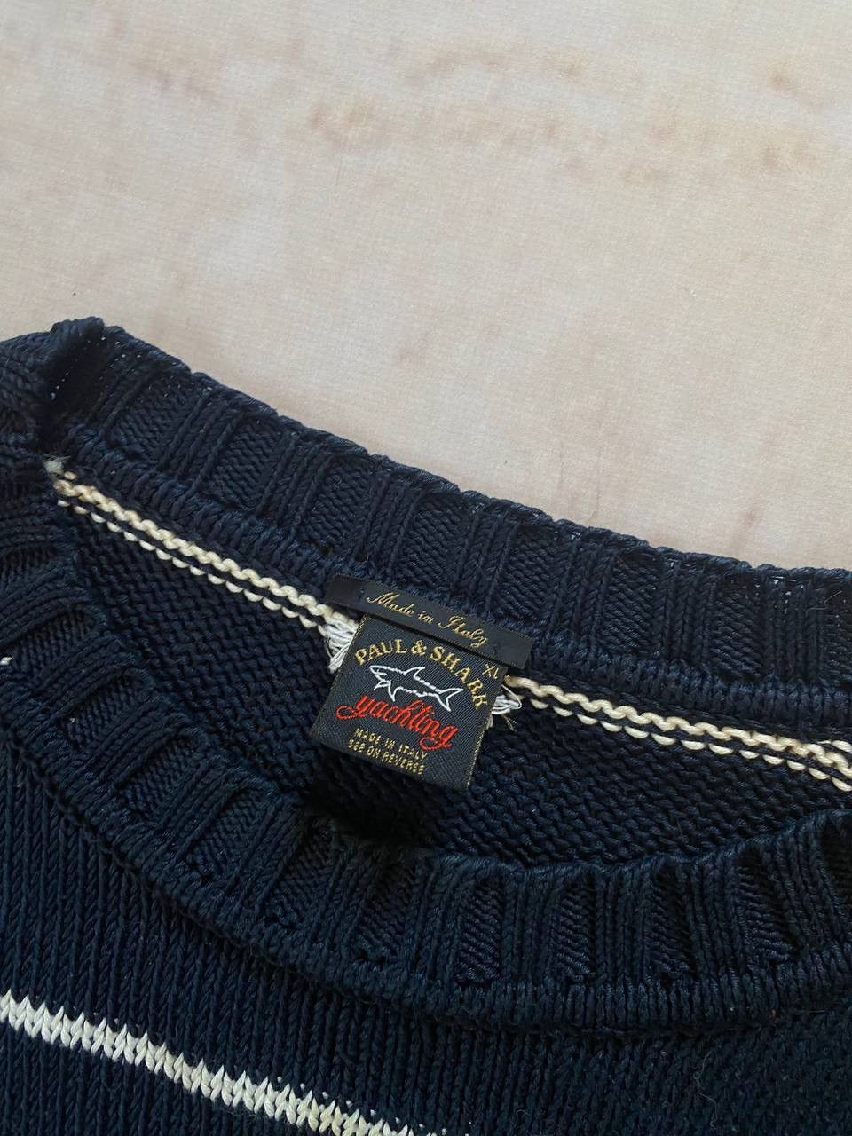 Paul & Shark × Vintage Vintage Paul & Shark Knit Sweater Size US XL / EU 56 / 4 - 4 Thumbnail