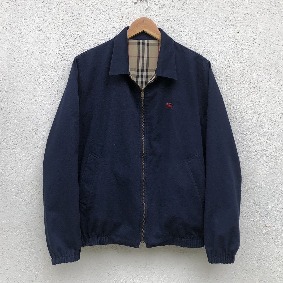 Burberry Vintage Burberrys Checked Reversible Bomber Jacket Size US M / EU 48-50 / 2 - 7 Thumbnail