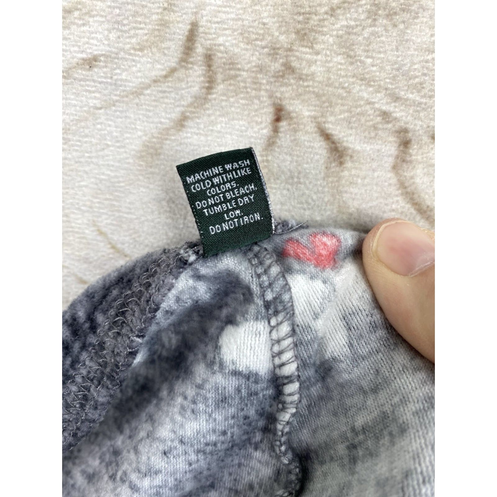 Vintage Sleep Sense Nautica Pajama Pants XL Red Scottie Dog Fleece Winter Women Size 40" / US 18 - 7 Thumbnail