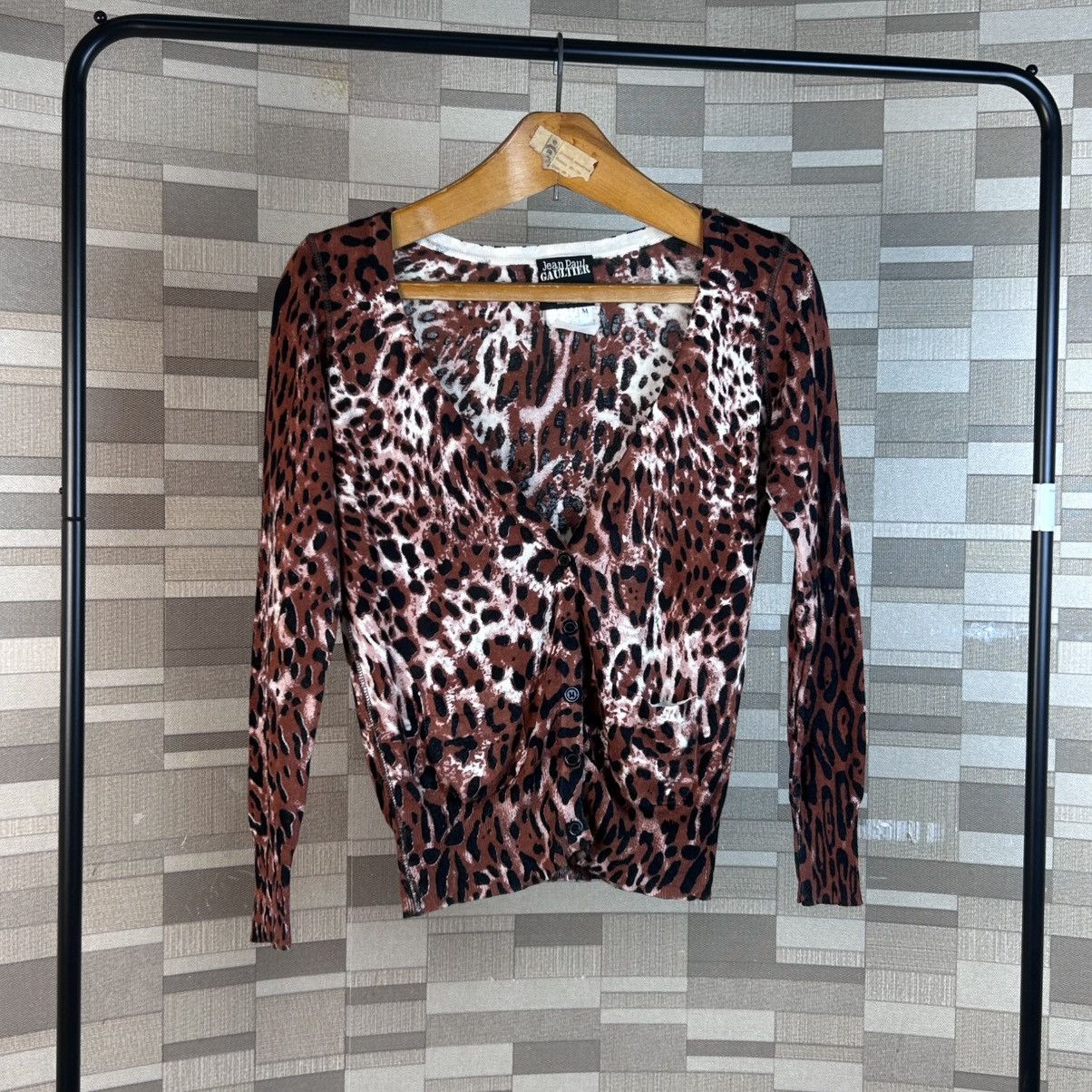 Jean Paul Gaultier Very Rare Jean Paul Gaultier Top Leopard Blouse Print Size M / US 6-8 / IT 42-44 - 3 Thumbnail