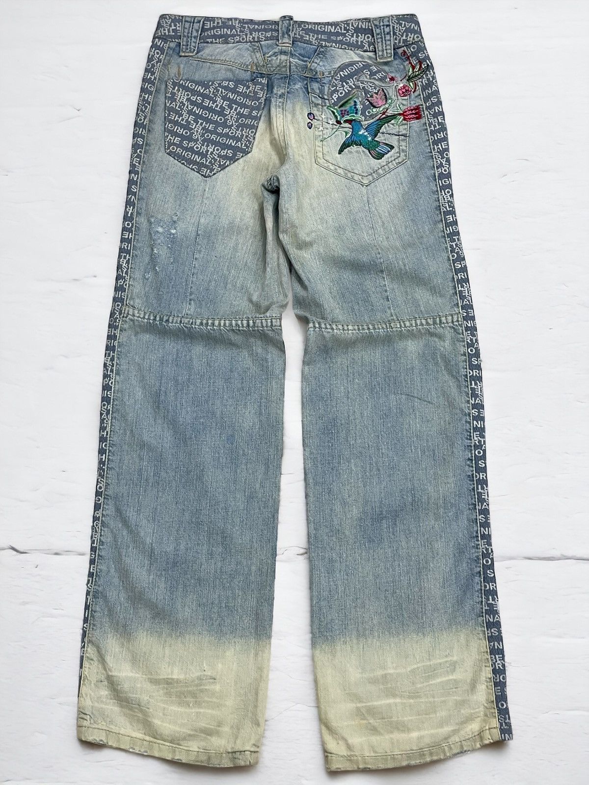 Light Blue Mud Wash A6 Art Hysteric Style Distressed Denim