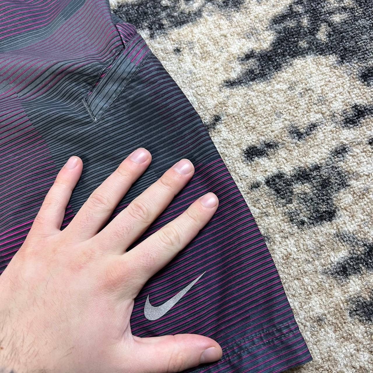 Nike Nike Swoosh Vintage Y2K Shorts Streetwear Style Size US 32 / EU 48 - 4 Thumbnail