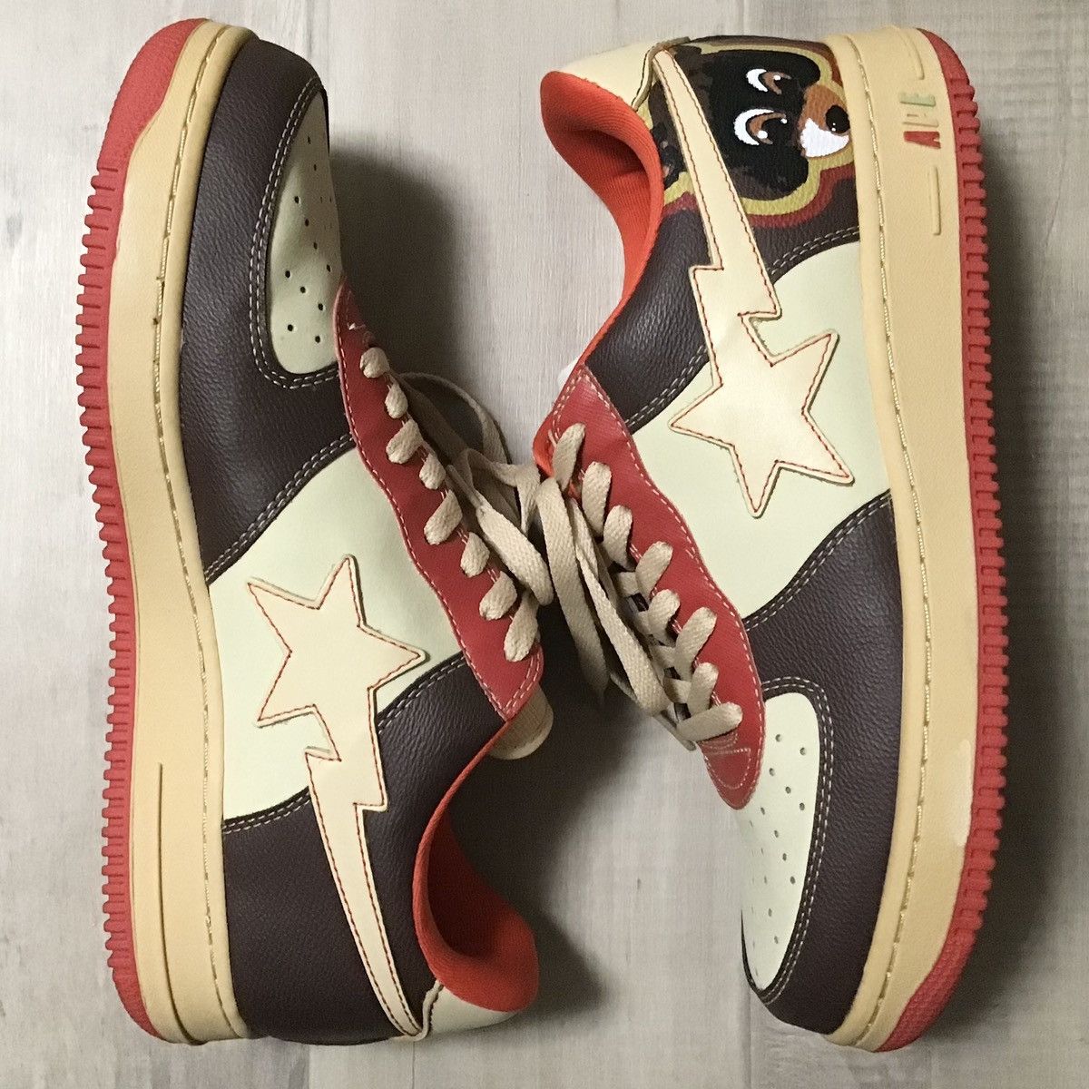 Bape × Kanye West × Nigo 2007 Kanye West College Dropout BAPE STA Sneakers NIGO APE Size US 12 / EU 45 - 3 Thumbnail