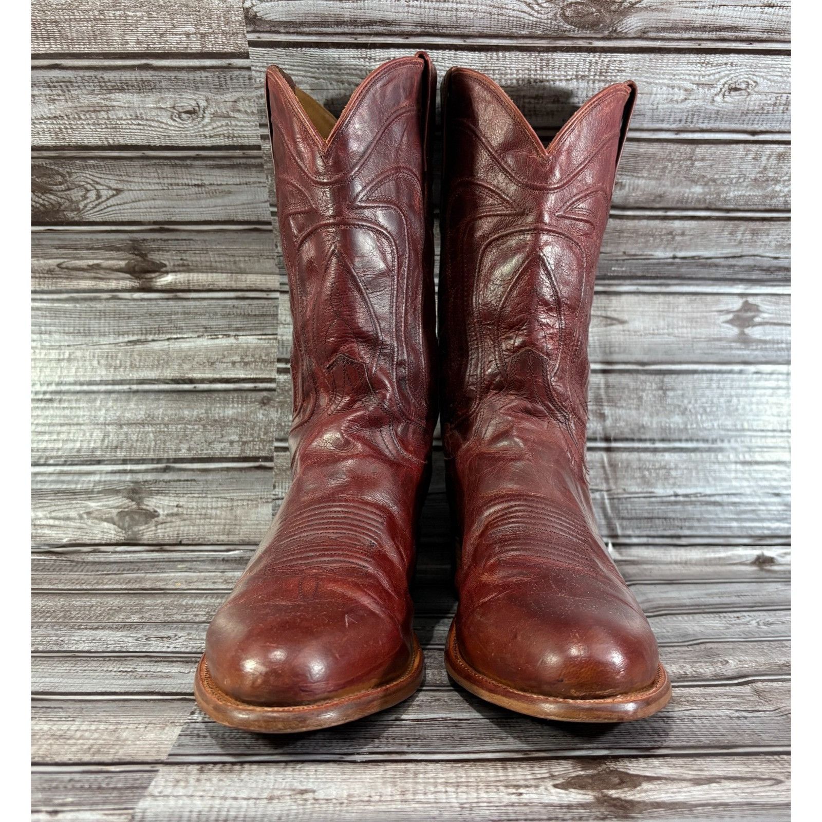 Tecovas Tecovas The Cartwright Cowboy Boots Size 13 D color reddish- Size US 13 / EU 46 - 2 Thumbnail