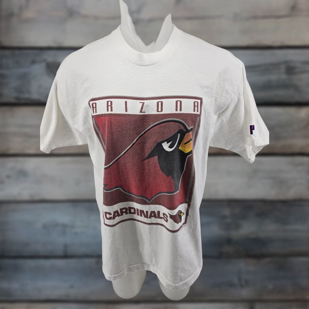 Pro Player VINTAGE Pro Player Football Graphic Tee White XL Arizona Cardinals Shirt Men Size US XL / EU 56 / 4 - 1 Thumbnail