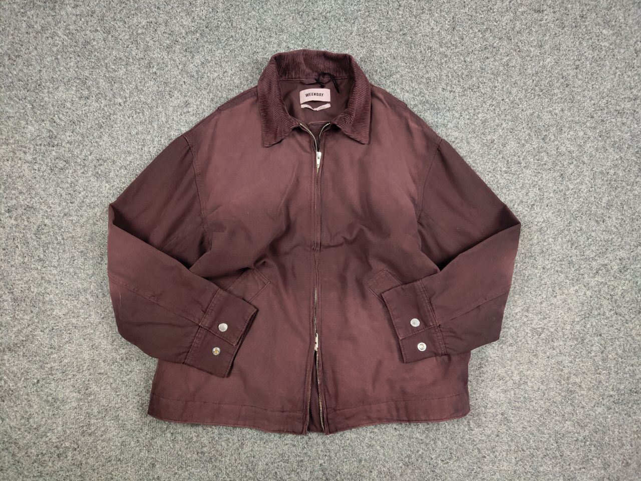 Weekday Weekday ayla twill Jacket Vintage Dark Fabric Faded Style Size US S / EU 44-46 / 1 - 13 Thumbnail