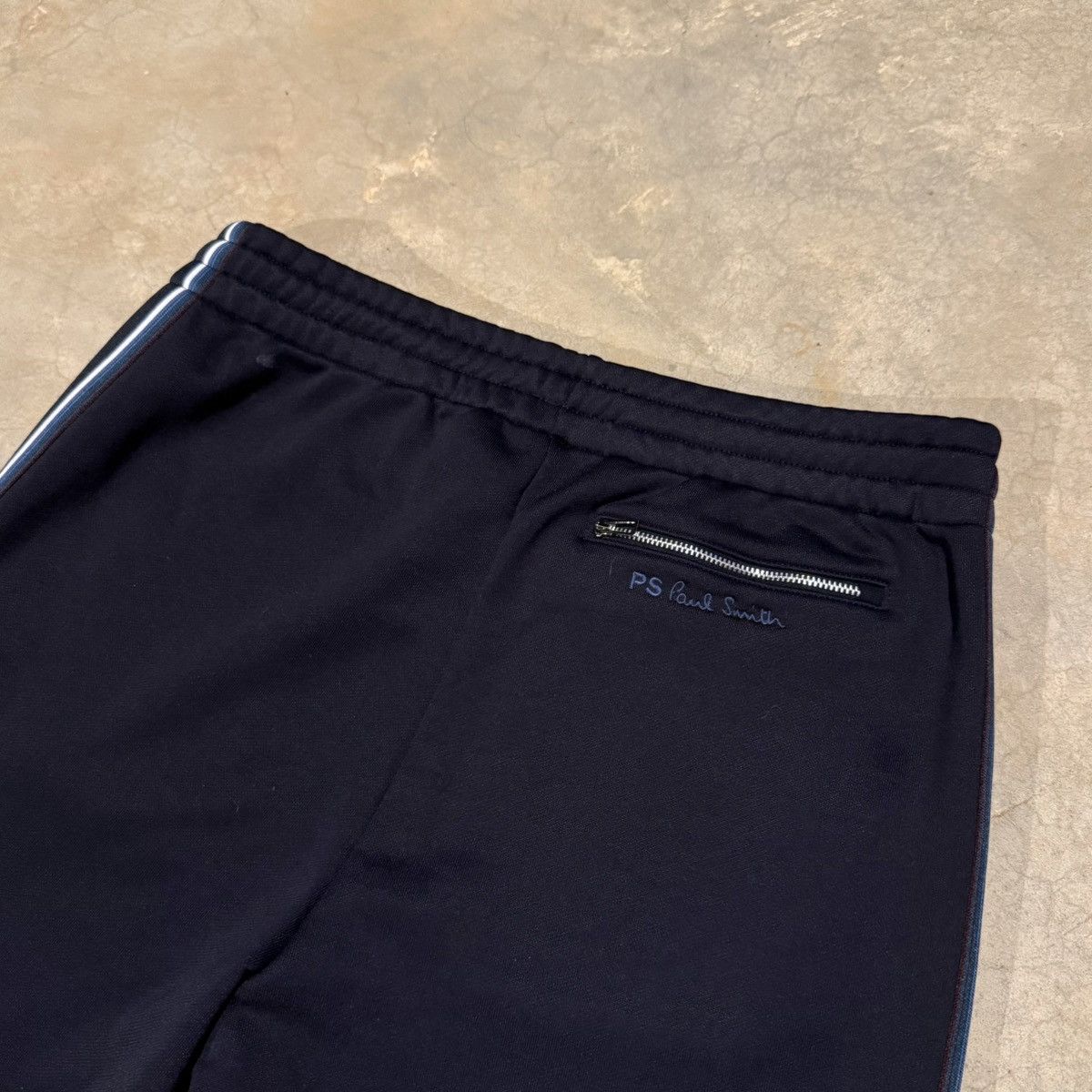 Paul Smith Brand New Paul Smith Stripe Trim Cotton Sweatpants Dark Navy Size US 36 / EU 52 - 11 Thumbnail