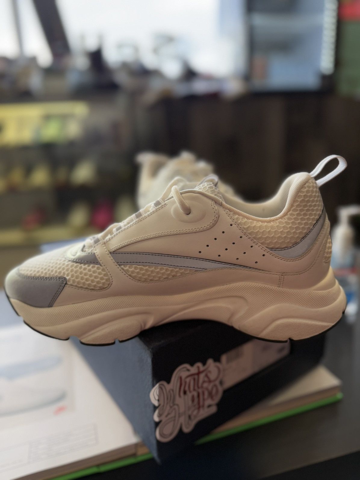 Dior Dior B22 White Low Top Sneakers Size 43EU/10US Size US 10 / EU 43 - 6 Thumbnail