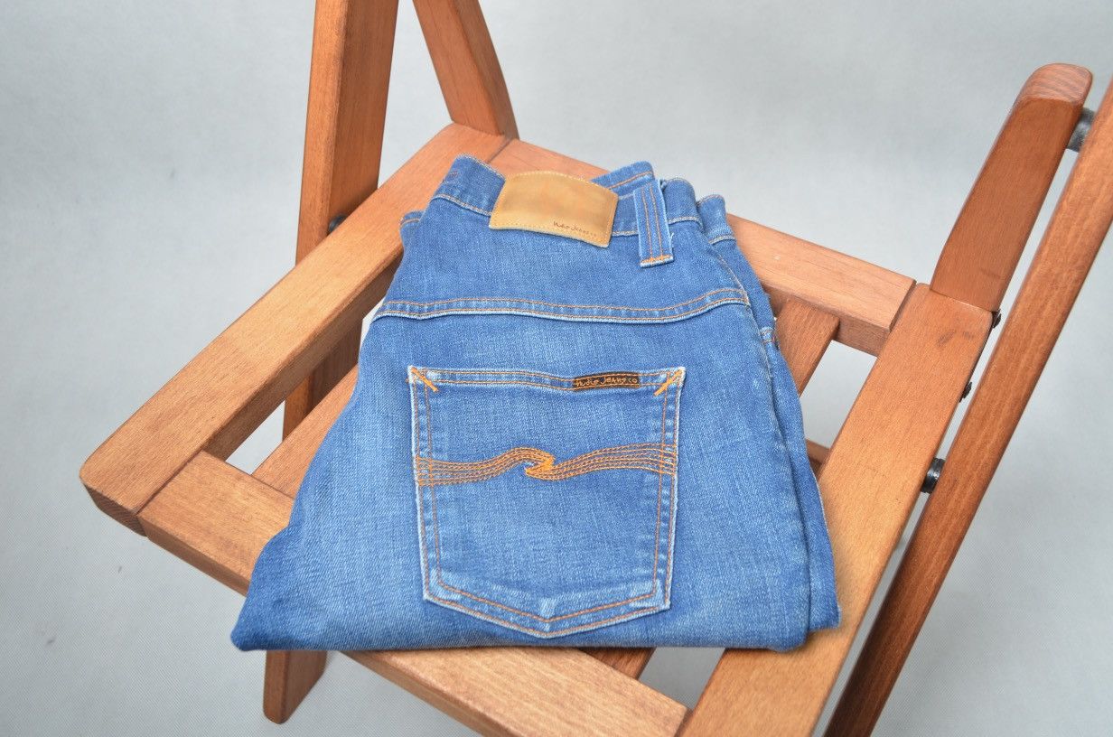 Nudie Jeans Nudie Thin Finn org klein used Classic Slim Fit Jeans sz 30 Size US 30 / EU 46 - 1 Thumbnail