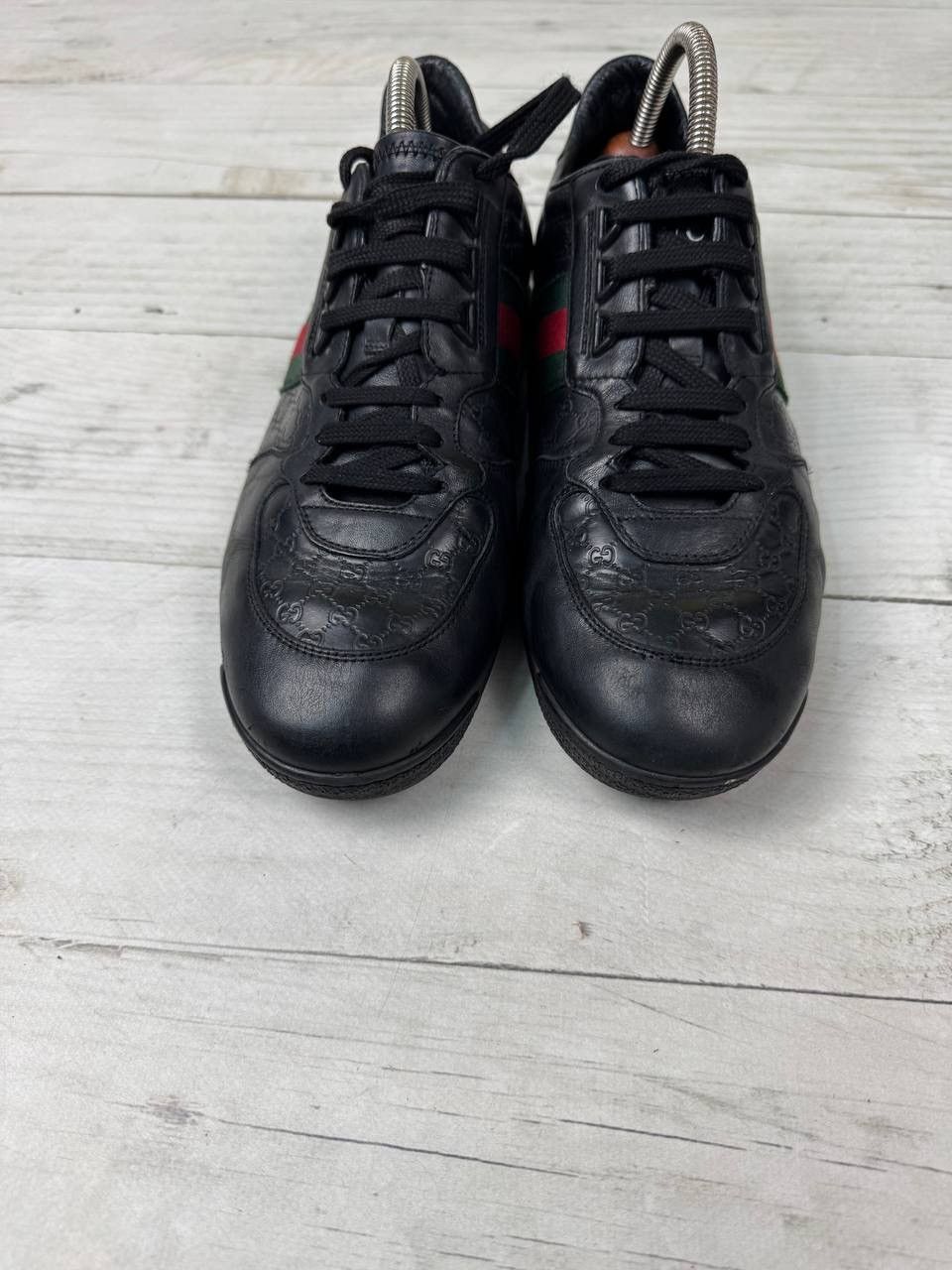 Gucci Gucci Micro Guccissima GG Low Top Leather Sneakers Size US 10.5 / EU 43-44 - 7 Thumbnail