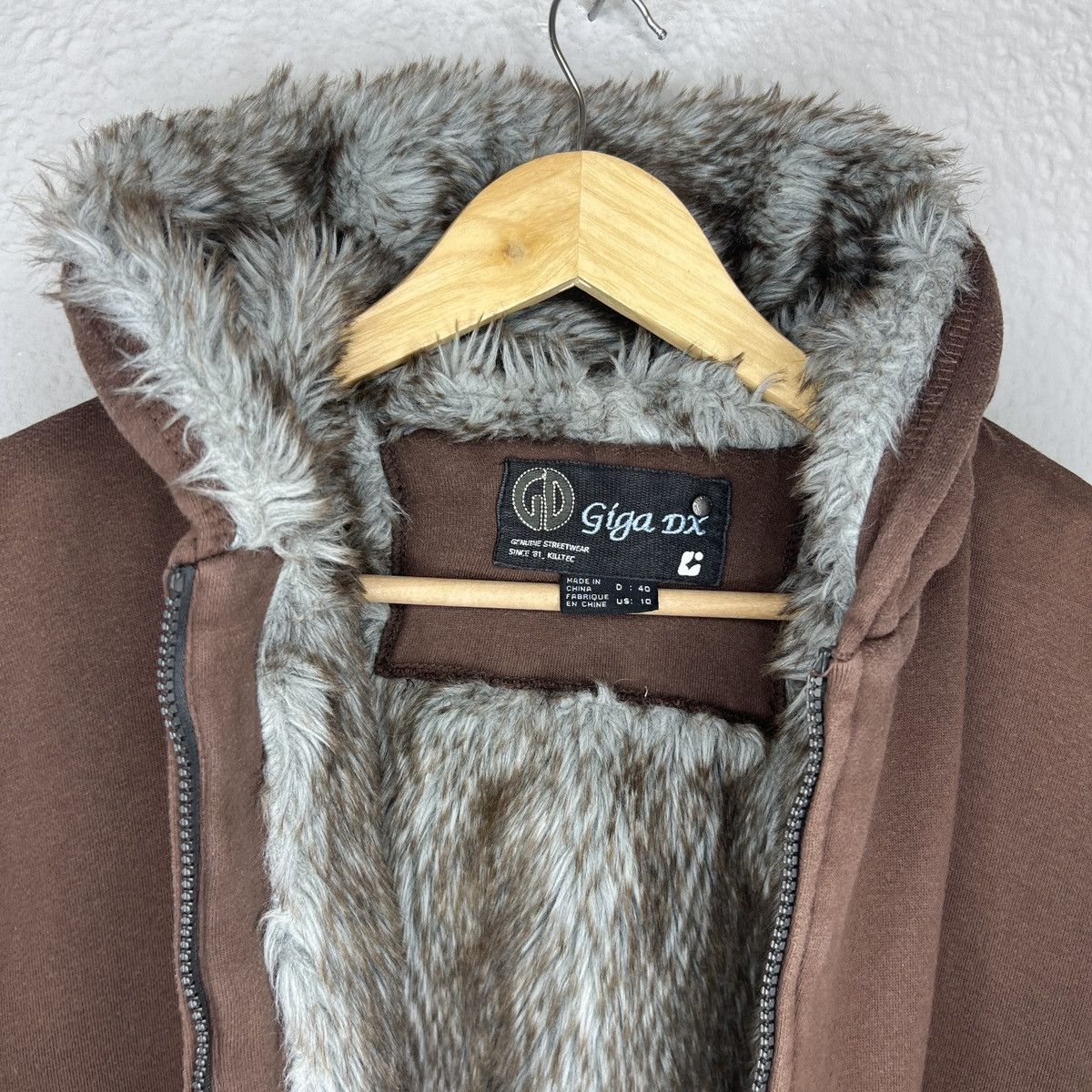 If Six Was Nine Vintage Fur Hoodie Giga DX If6was9 LGB Style Sweatshirt Y2K Size S / US 4 / IT 40 - 5 Thumbnail