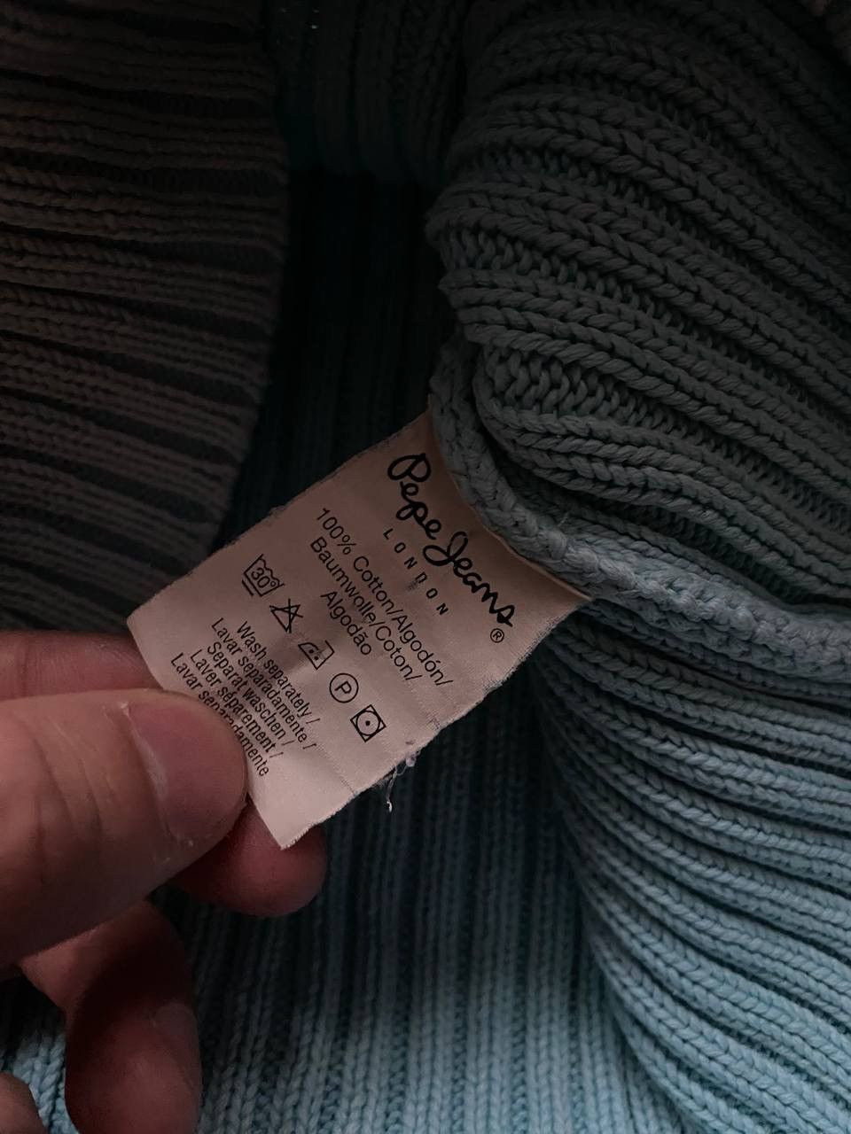 Japanese Brand × Pepe Jeans Vintage Pepe Jeans Avant Garde Zip Sweater Japanese Y2K Size US L / EU 52-54 / 3 - 7 Thumbnail