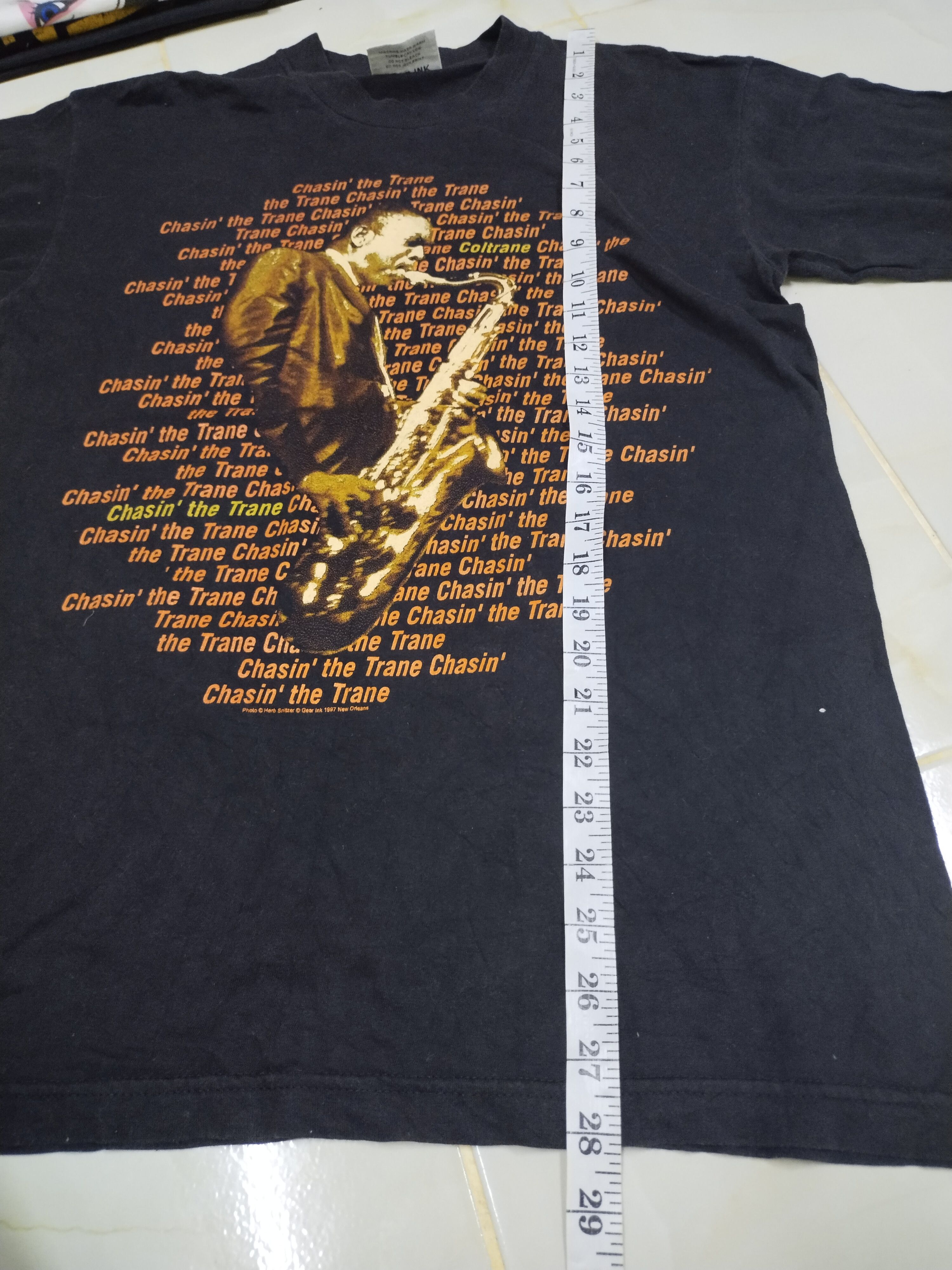 Vintage 97's Vintage John Coltrane Chasin' The Trane Tee Size US M / EU 48-50 / 2 - 9 Thumbnail