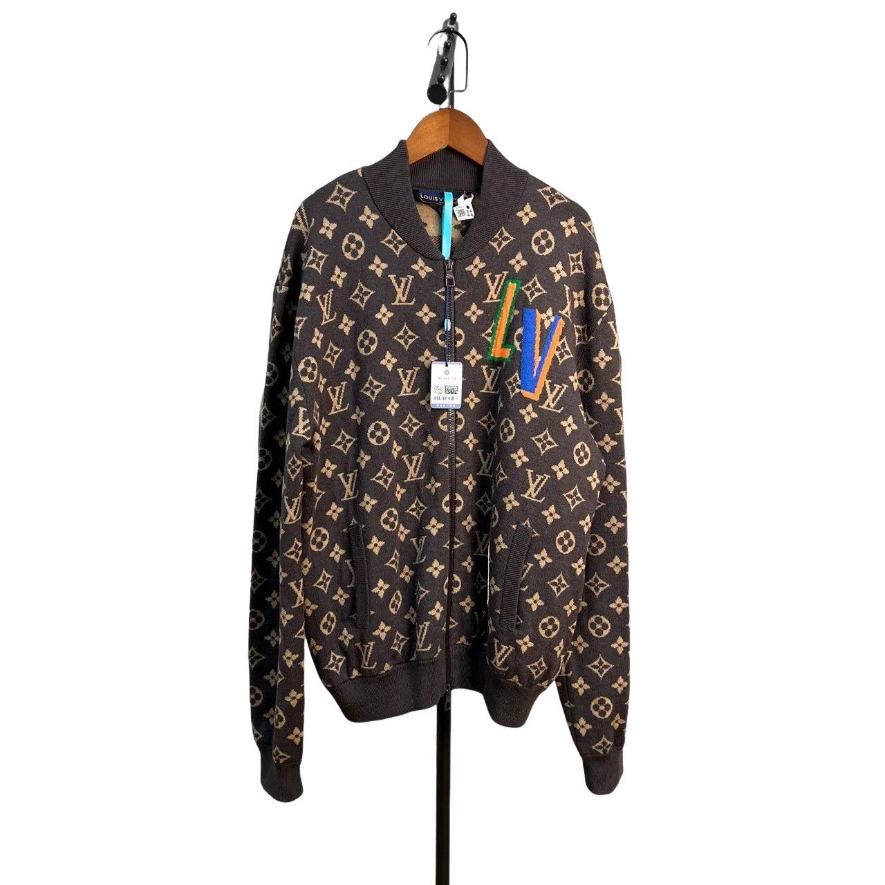 Louis Vuitton Louis Vuitton Monogram Knit Jacket Size M Size US M / EU 48-50 / 2 - 1 Thumbnail