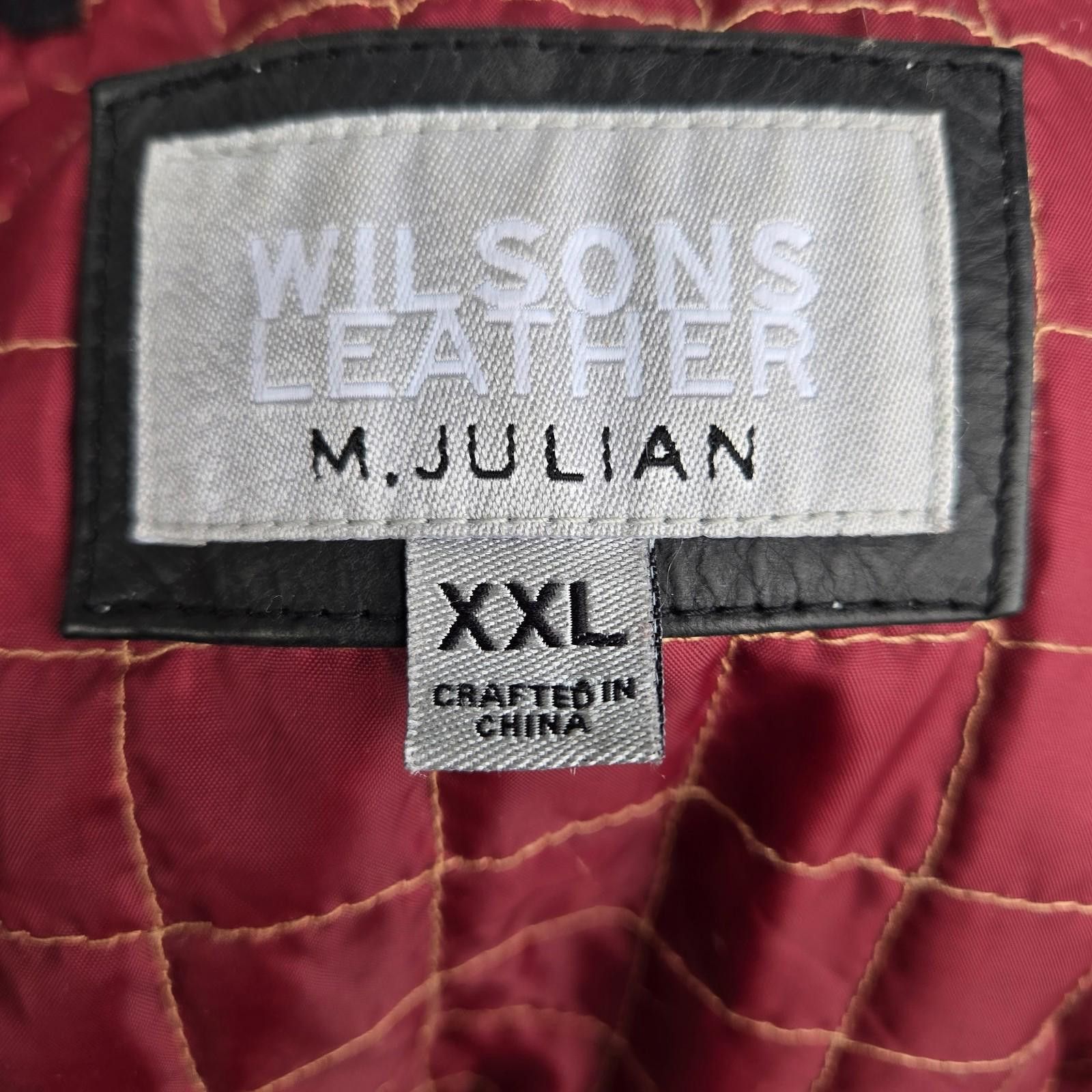 Wilsons Leather Wilsons M Julian Leather Cafe Racer Biker Jacket M XXL C1 Size US XXL / EU 58 / 5 - 8 Thumbnail