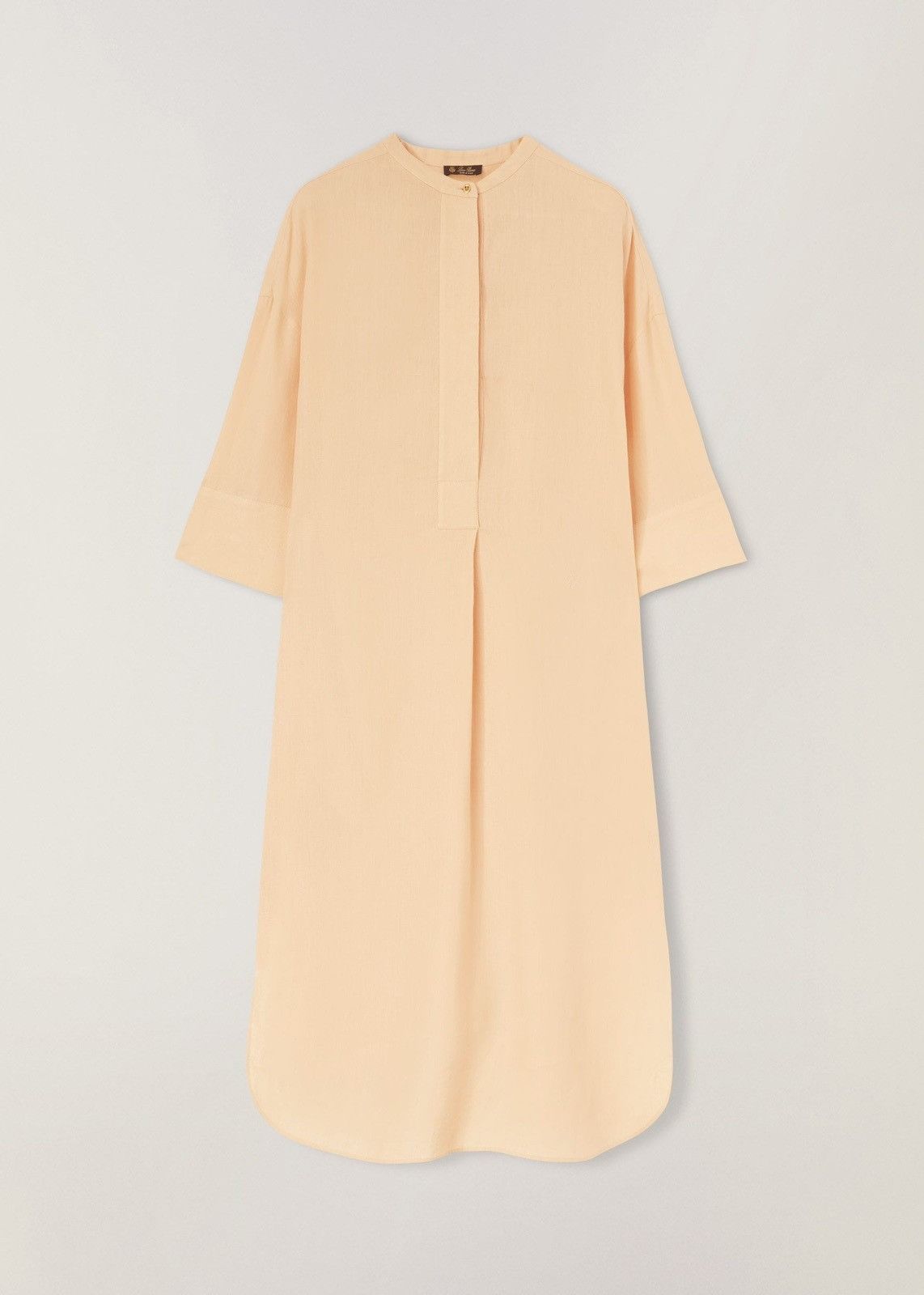 Loro Piana o1srvl11e0824 Lindsie Solaire Midi Dress in Peach Size M / US 6-8 / IT 42-44 - 1 Thumbnail
