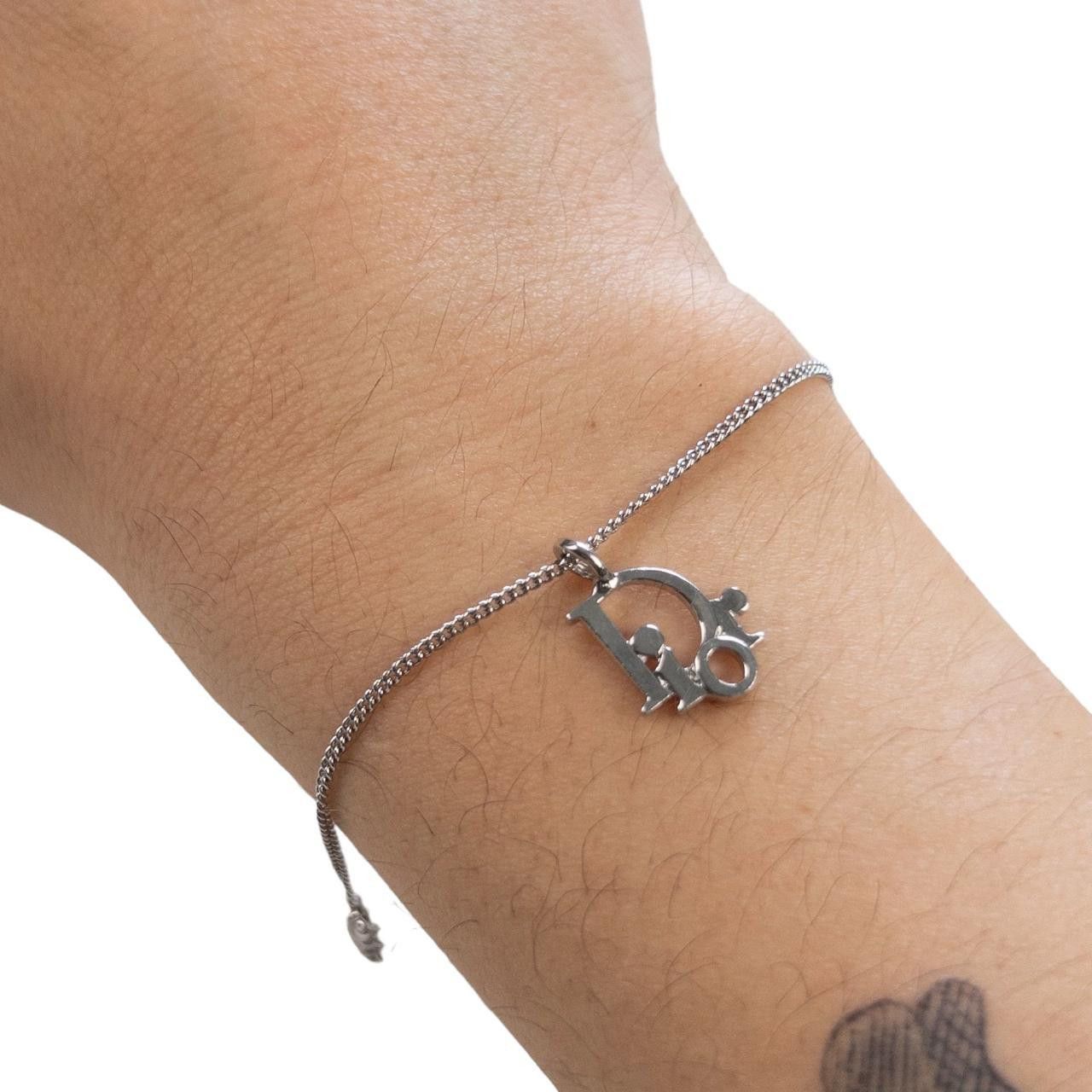 Dior Vintage Dior Logo Charm Bracelet Size ONE SIZE - 7 Thumbnail