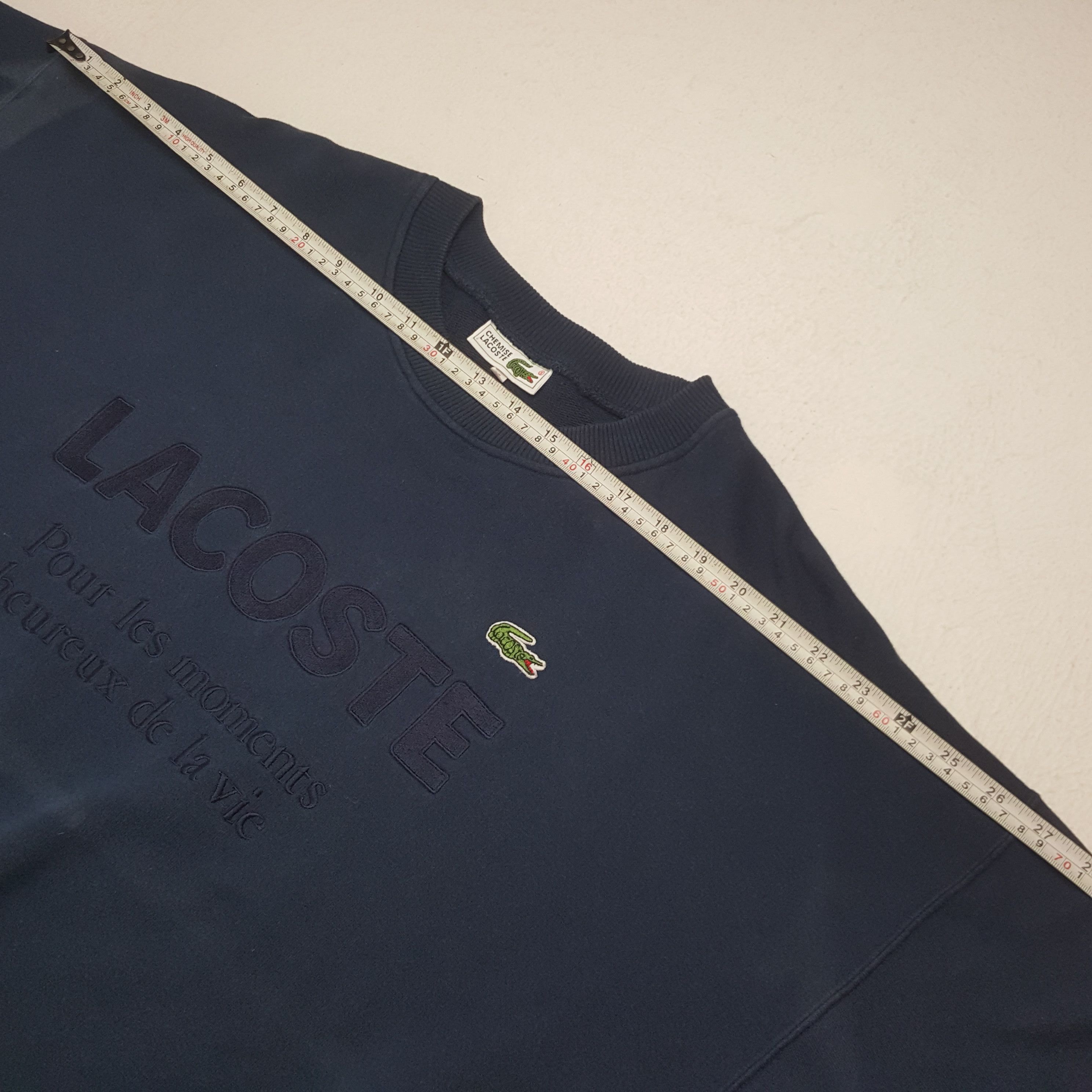 Lacoste × Vintage Vintage Lacoste Sweatshirt Size US M / EU 48-50 / 2 - 5 Thumbnail