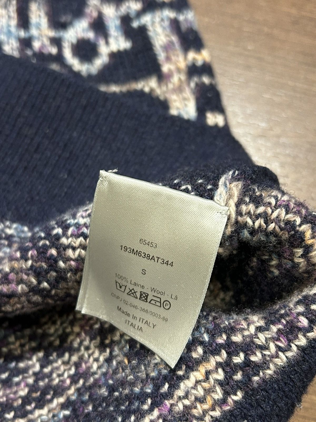 Dior Dior Oblique Knit Sweater Size US S / EU 44-46 / 1 - 4 Thumbnail