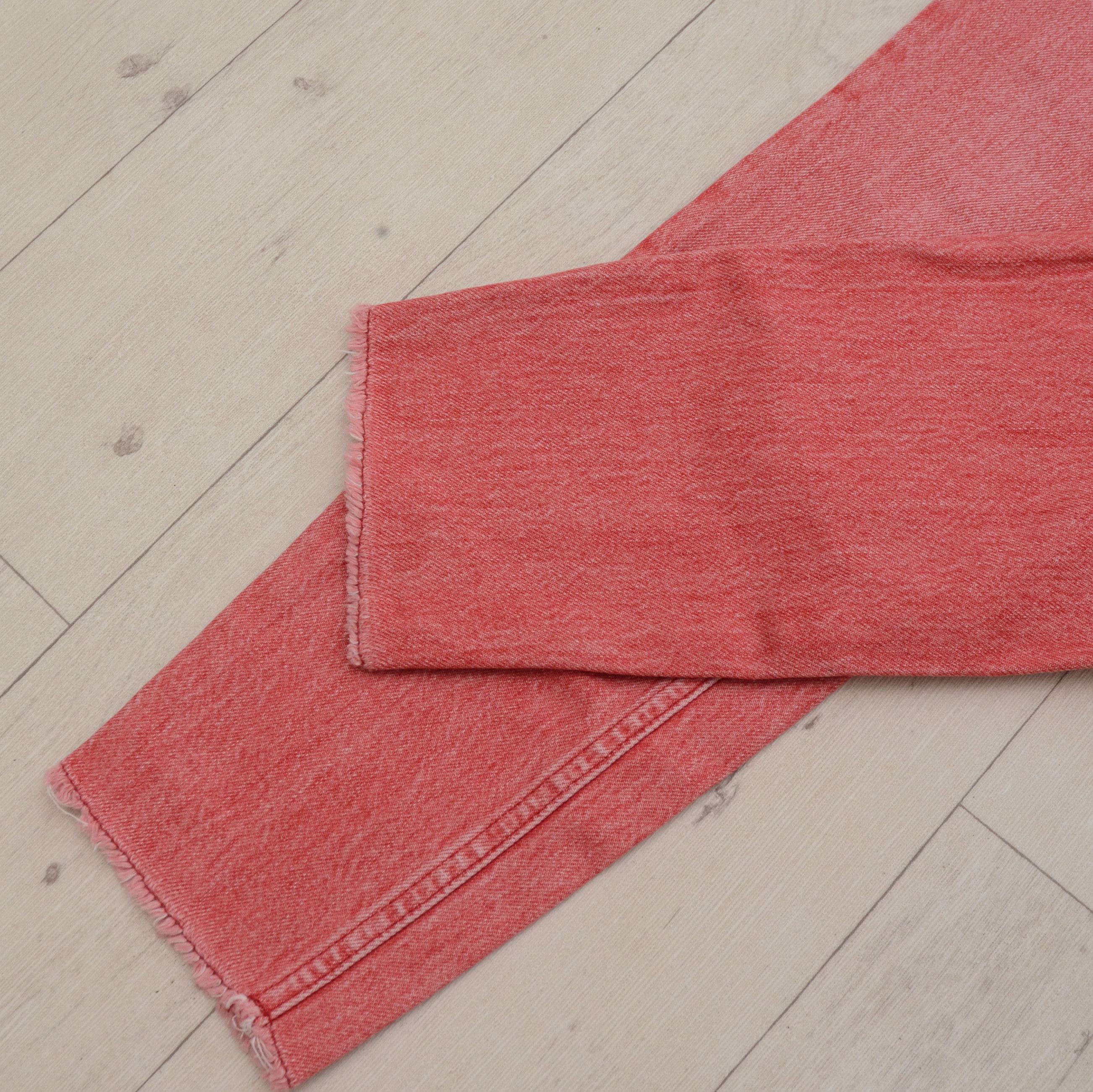 Other Pretty slim jeans CLAUDIE PIERLOT size 36 FR Red Washing Y2K Size 26" / US 2 / IT 38 - 6 Thumbnail