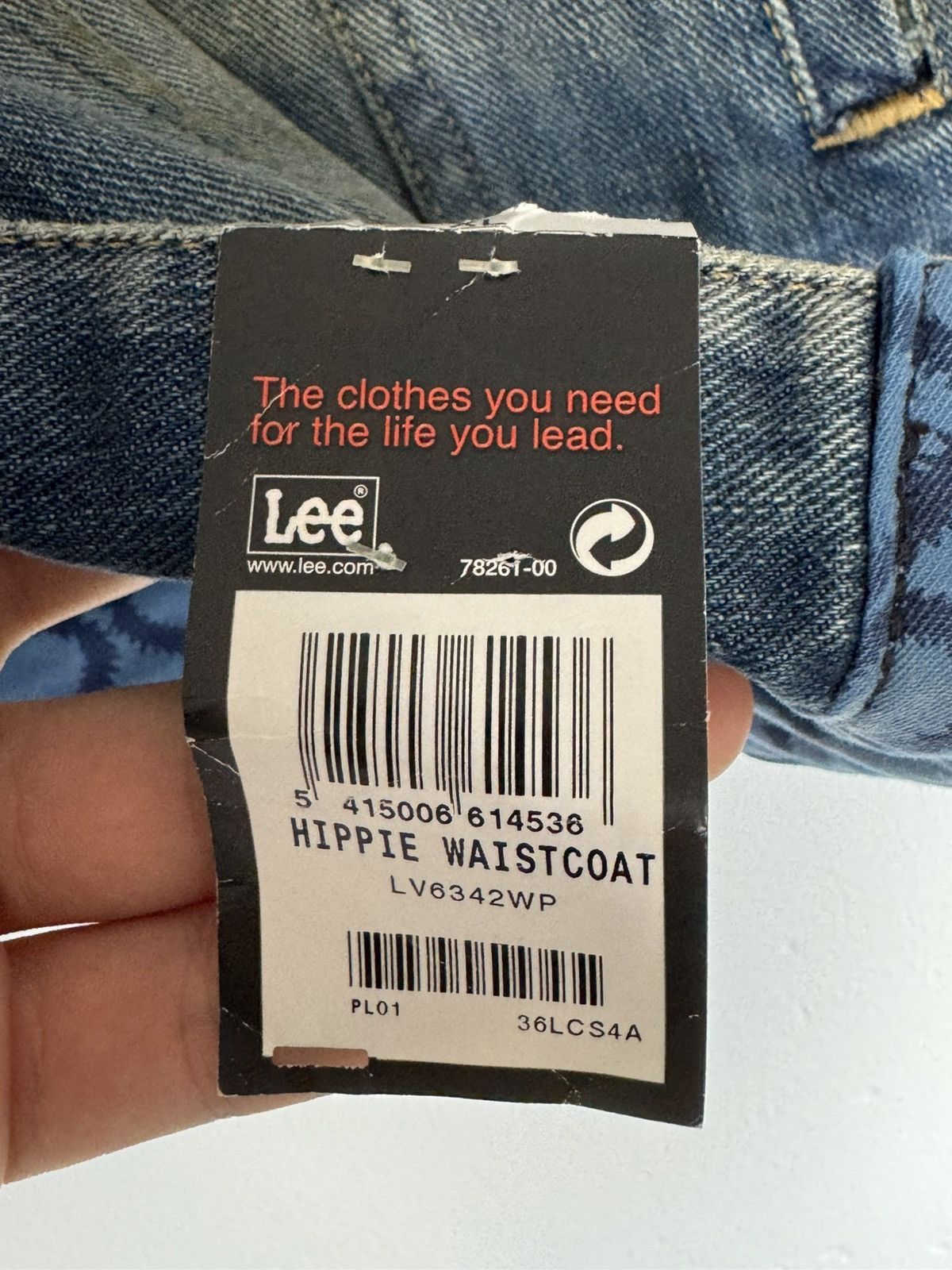 Lee × Vintage × Vivienne Westwood Vivienne Westwood X Lee Jeans Vest Luxury Brand Rare Item Size US XL / EU 56 / 4 - 10 Thumbnail