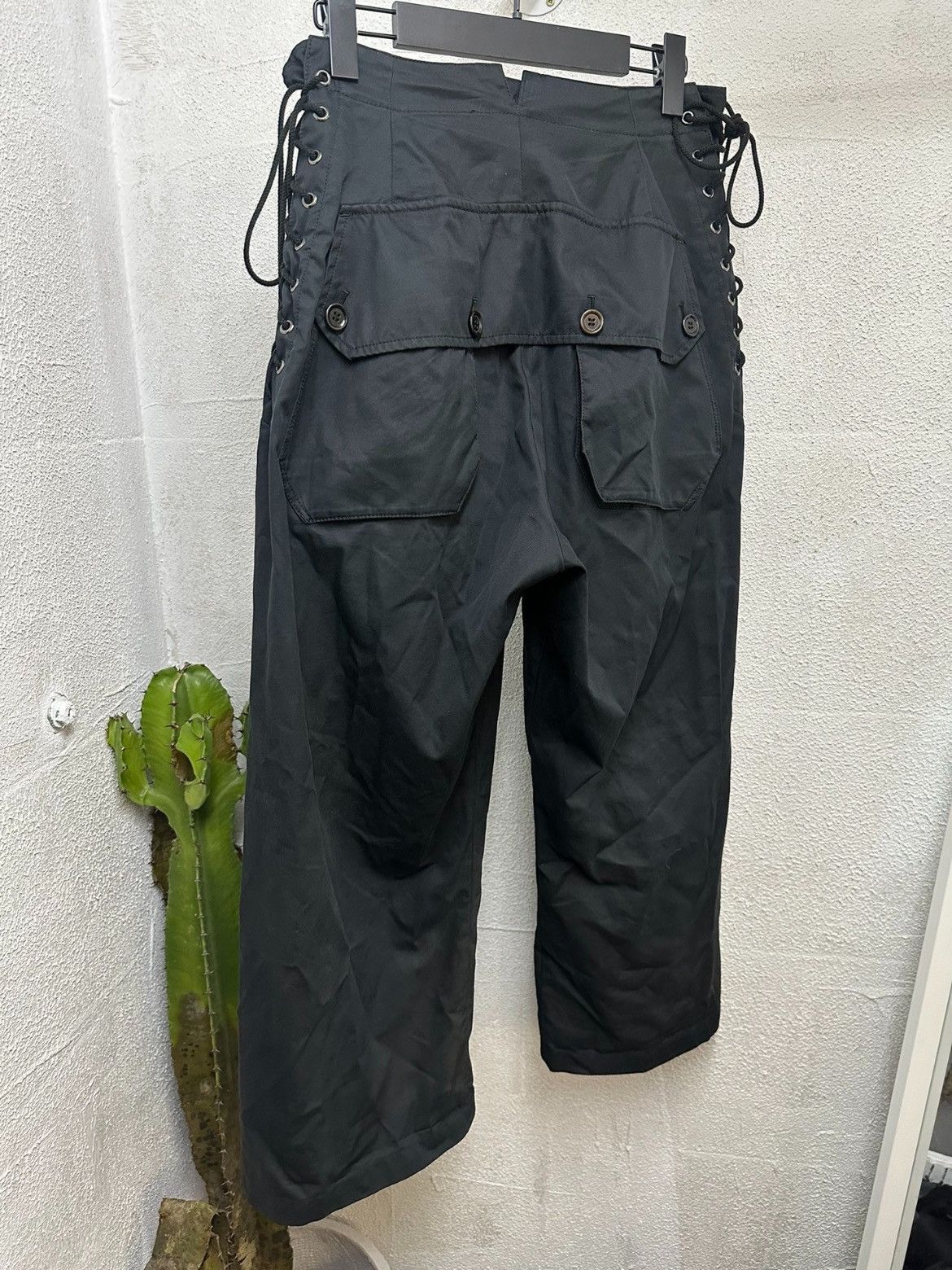 Yohji Yamamoto Yohji Yamamoto lace up design cargo pants Size US 32 / EU 48 - 5 Thumbnail