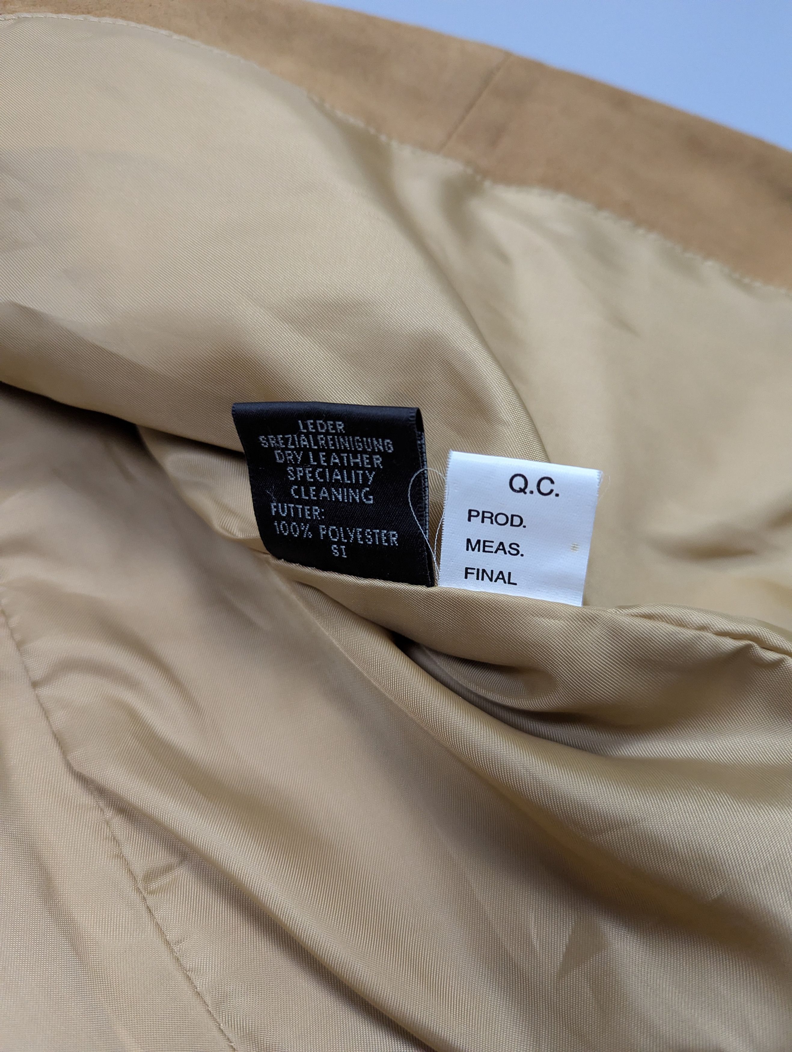 Vintage VIRMANI Women's Vintage Leather Brown Biker Cowboy Jacket Size M / US 6-8 / IT 42-44 - 10 Thumbnail