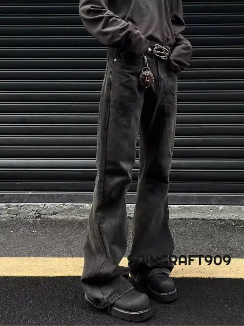 VIBE Stacked Flare Denim Jeans Size US 34 / EU 50 - 2 Thumbnail