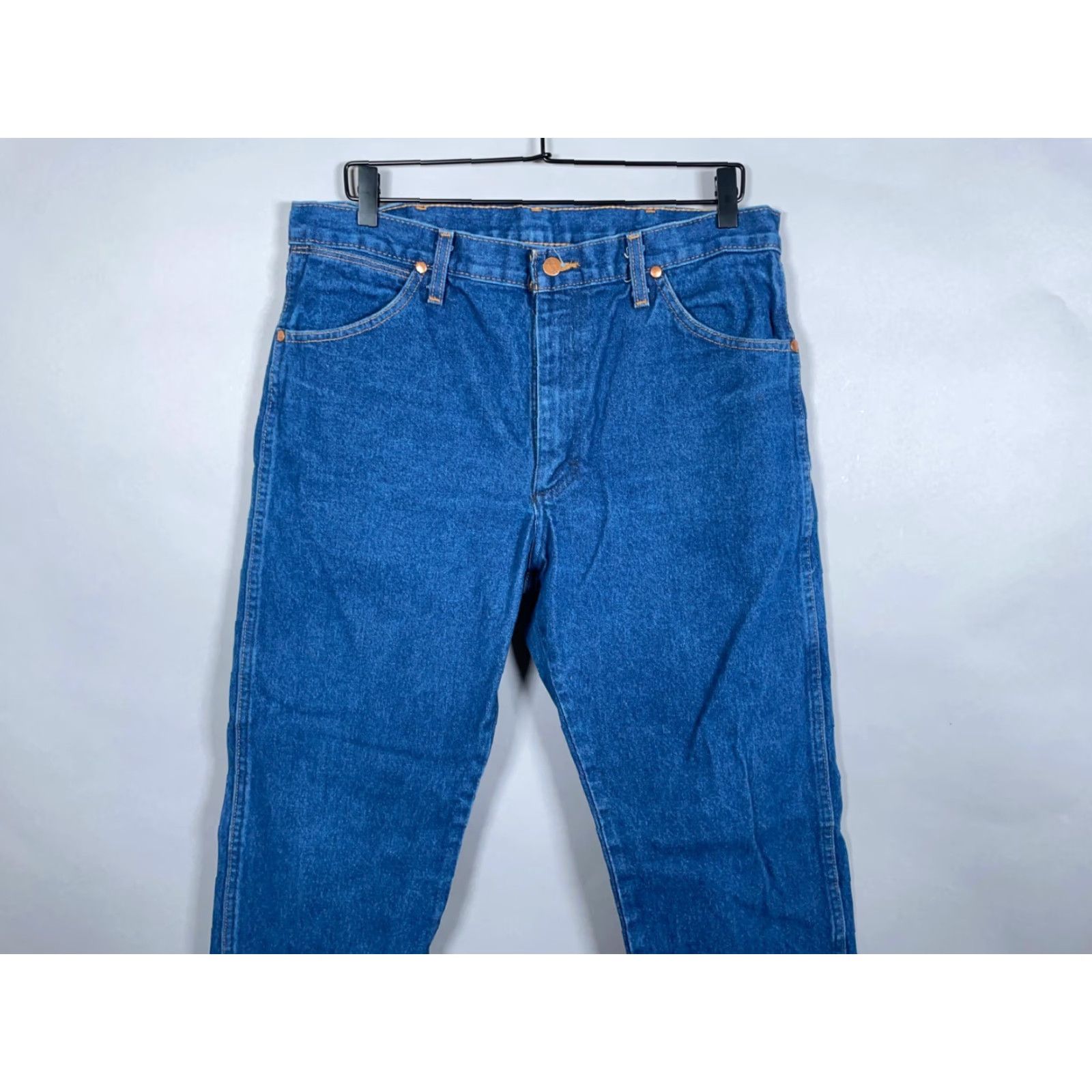 Wrangler VINTAGE Wrangler Cowboy Cut Jeans Men's 34 x 32 Blue Denim 90s Retro Western Regular Fit Size US 34 / EU 50 - 4 Thumbnail