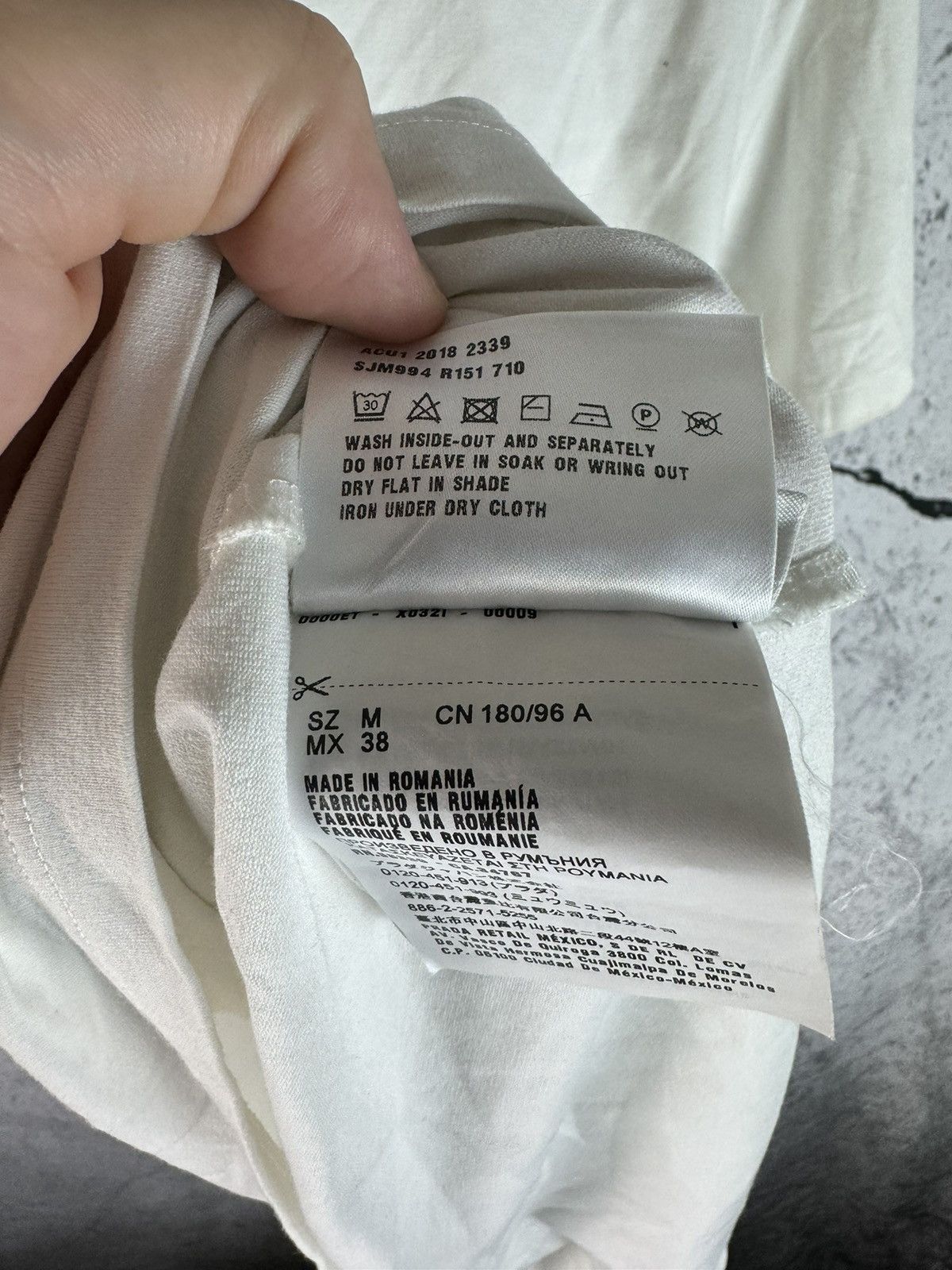 Prada Prada Nylon Reshuffling Rubber Logo Tab pocket t-shirt Size US M / EU 48-50 / 2 - 6 Thumbnail