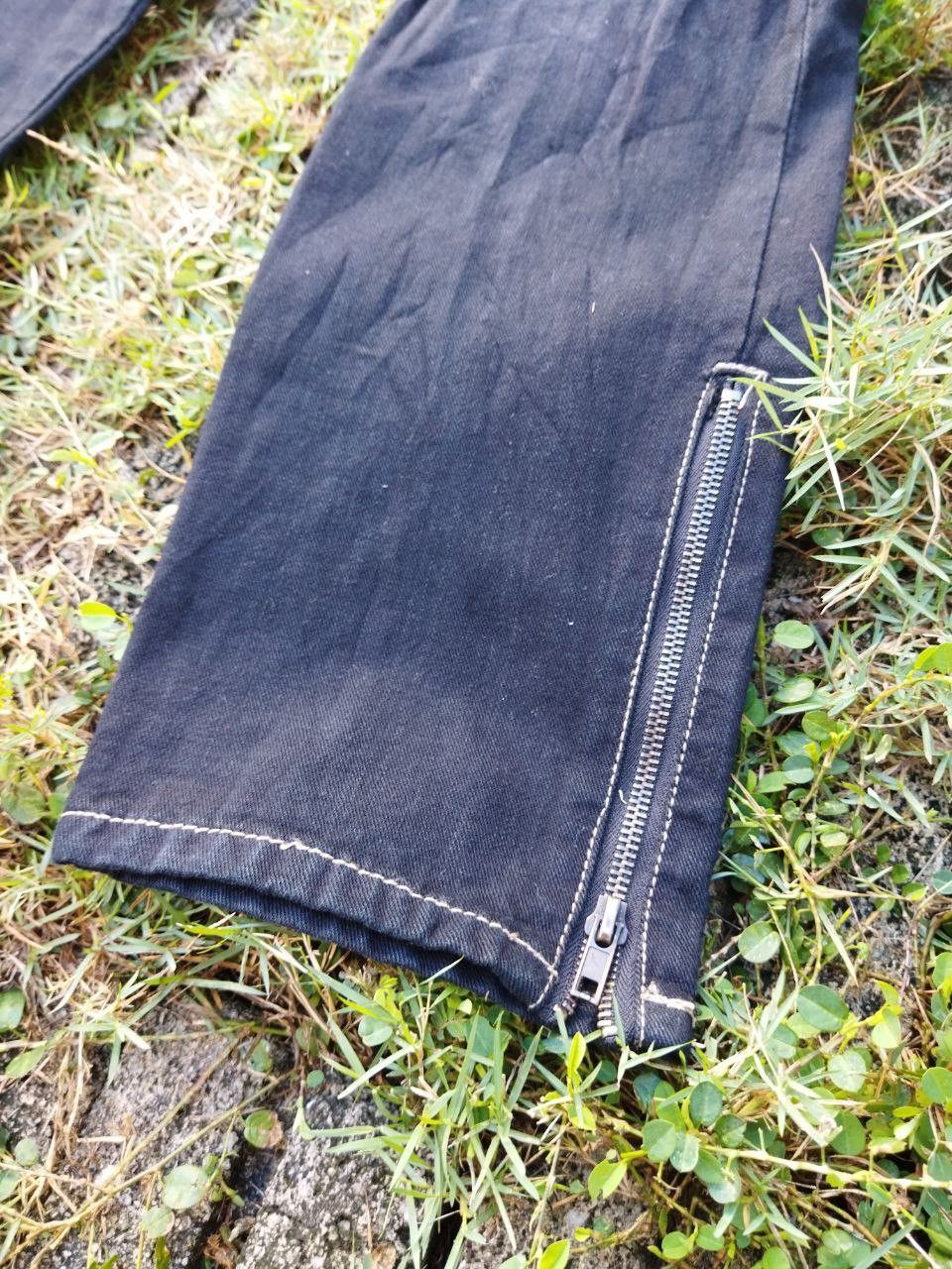 Seditionaries Vintage KMK Japan Double Waist Jeans - Size 1 Size US 33 - 5 Thumbnail