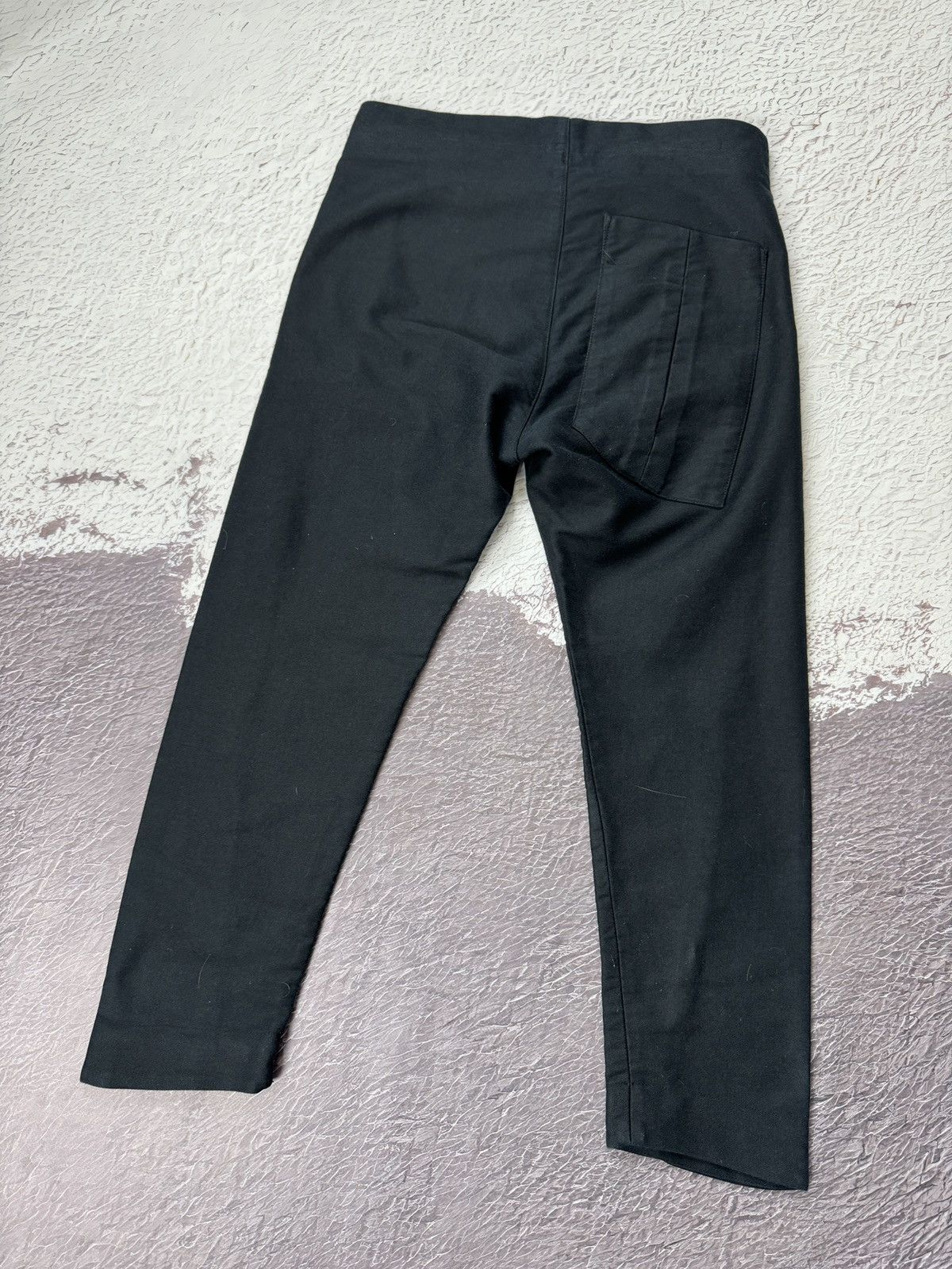 Other Umasan Avant Garde black asymmetric big pocket pants Size 26" / US 2 / IT 38 - 2 Thumbnail