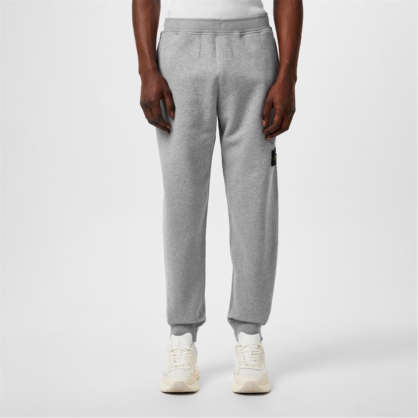 Stone Island o1g2r1mq0526 Heavyweight Fleece Jogging Pants in Grey Size US 38 / EU 54 - 1 Thumbnail