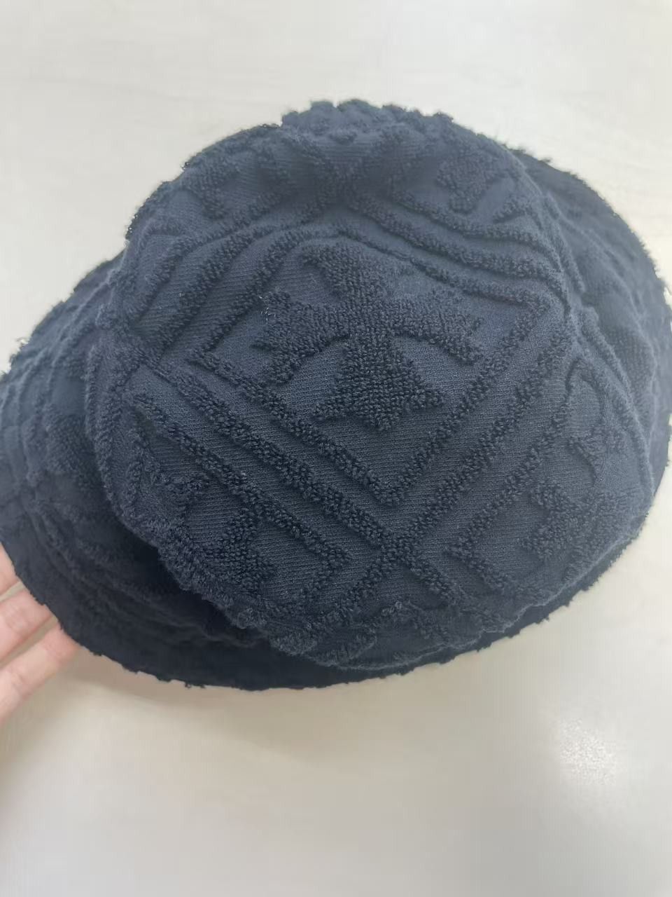 Chrome Hearts Chrome Hearts Cross Patch Terry Cloth Black Hat Size ONE SIZE - 7 Thumbnail