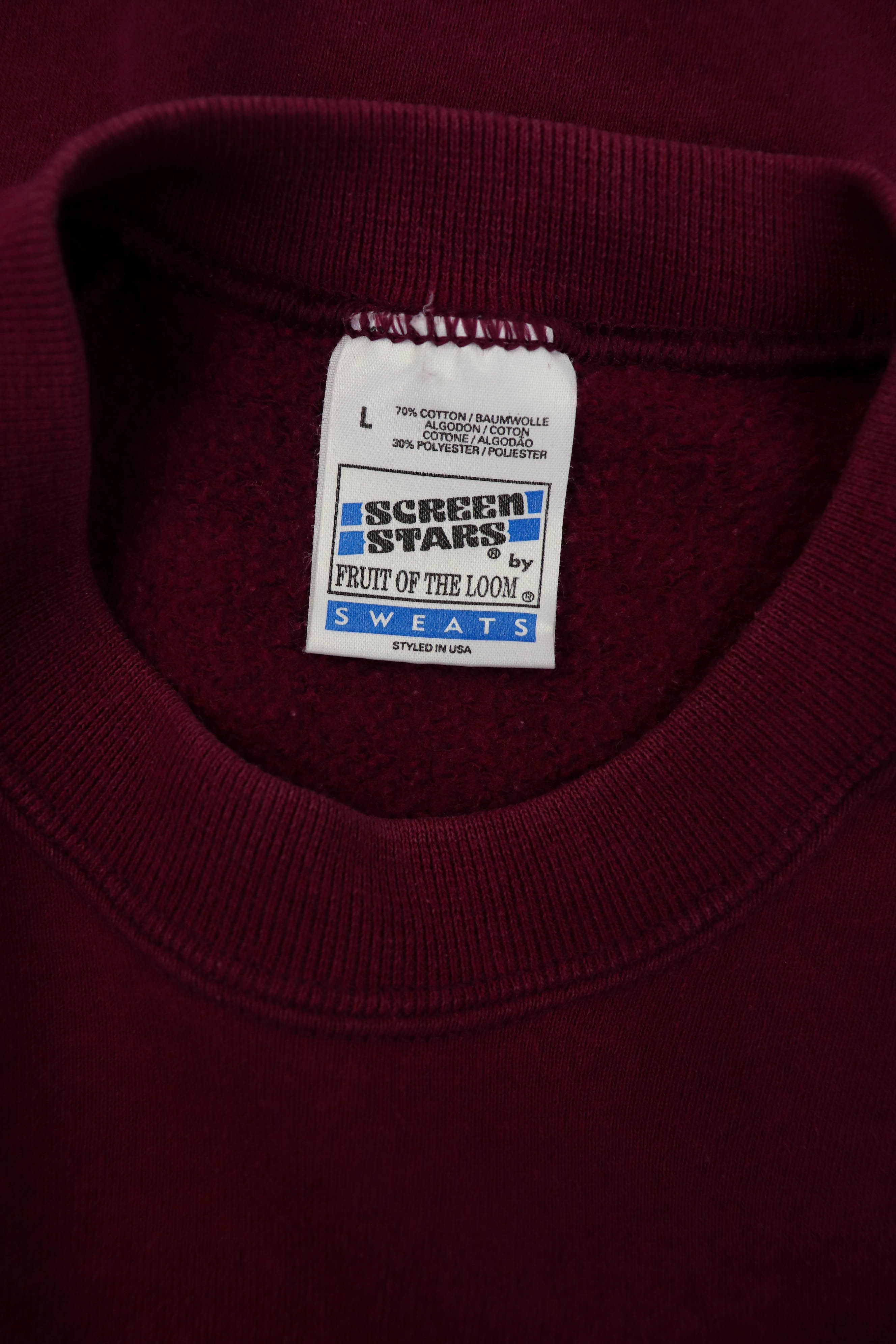 Vintage Personal Best Vintage 90s Screen Stars Crewneck Sweatshirt Size US L / EU 52-54 / 3 - 10 Thumbnail