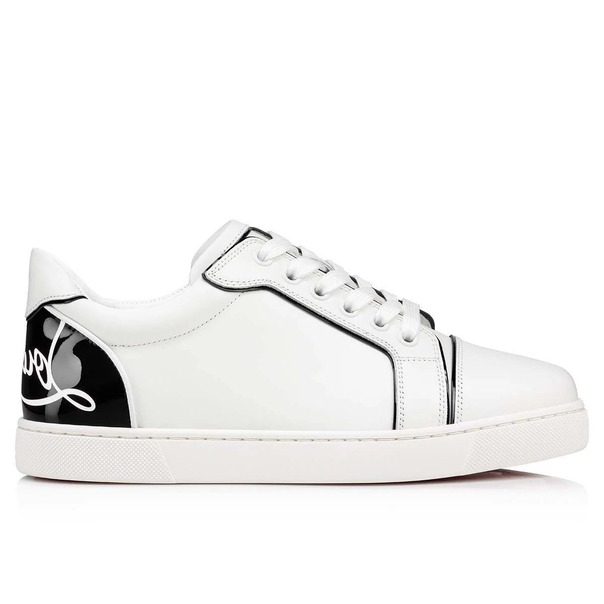 Christian Louboutin os11x0526 Fun Vieira Sneakers in Bianco/Black Size US 8 / IT 38 - 1 Thumbnail