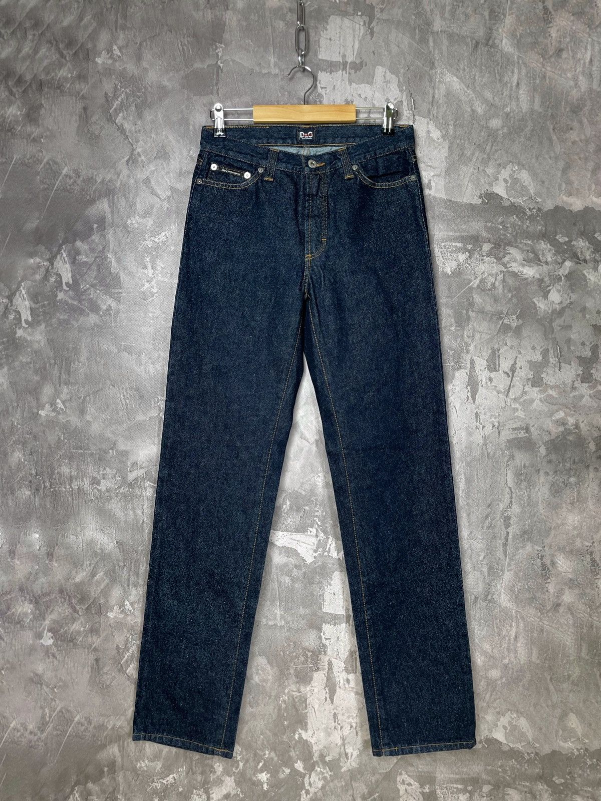 Luxury🔥 Vintage Dolce&Gabbana Y2K Crazy Denim Jeans Pants