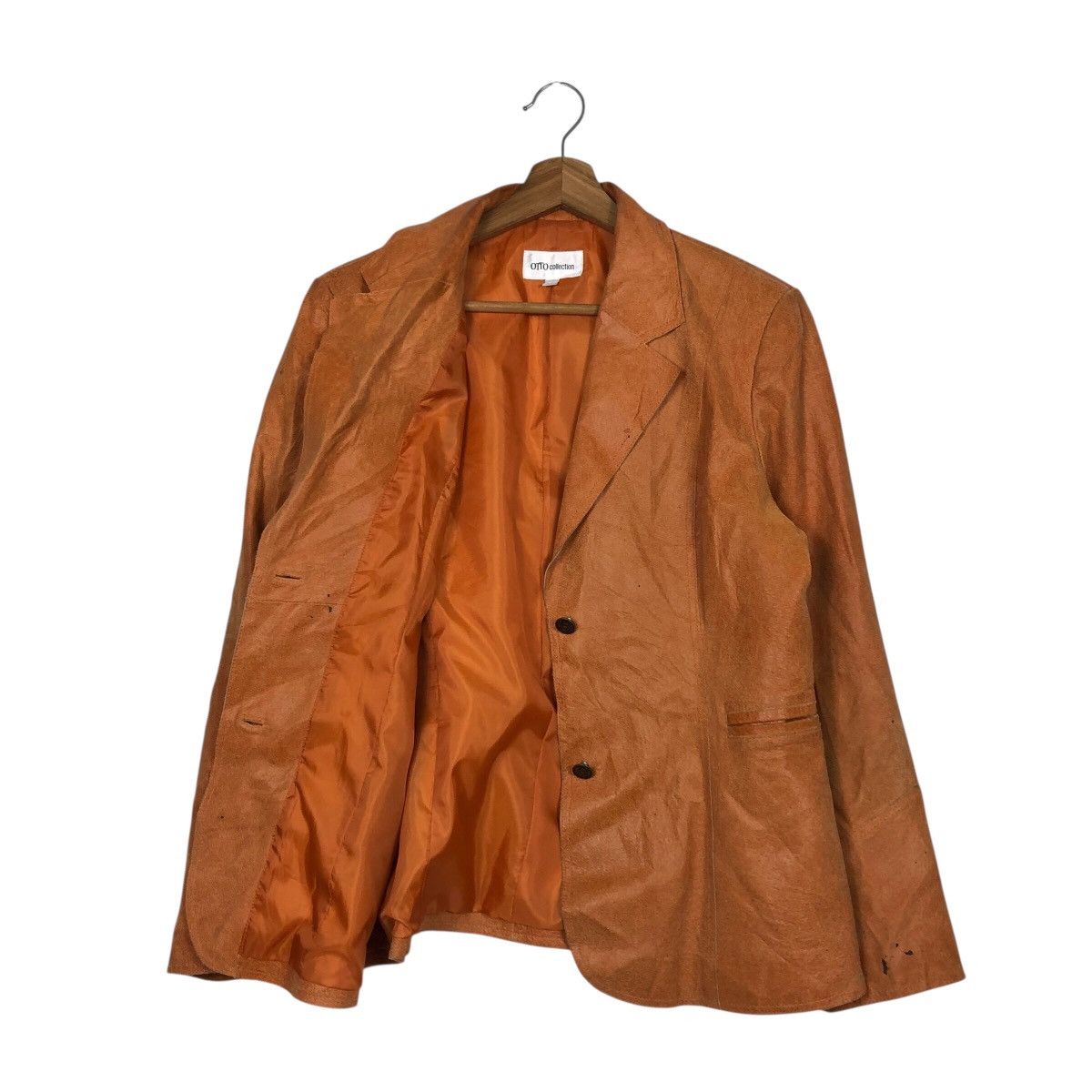 Vintage 📌Vintage Leather Jacket Otto Collection Issey Miyake Size US L / EU 52-54 / 3 - 12 Thumbnail