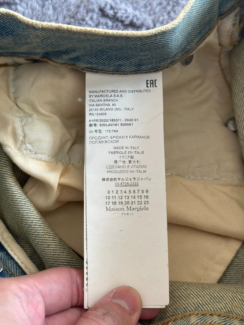 Maison Margiela Maison Margiela Destroy the washed blue cow Weila jeans 250 Size US 30 / EU 46 - 4 Thumbnail