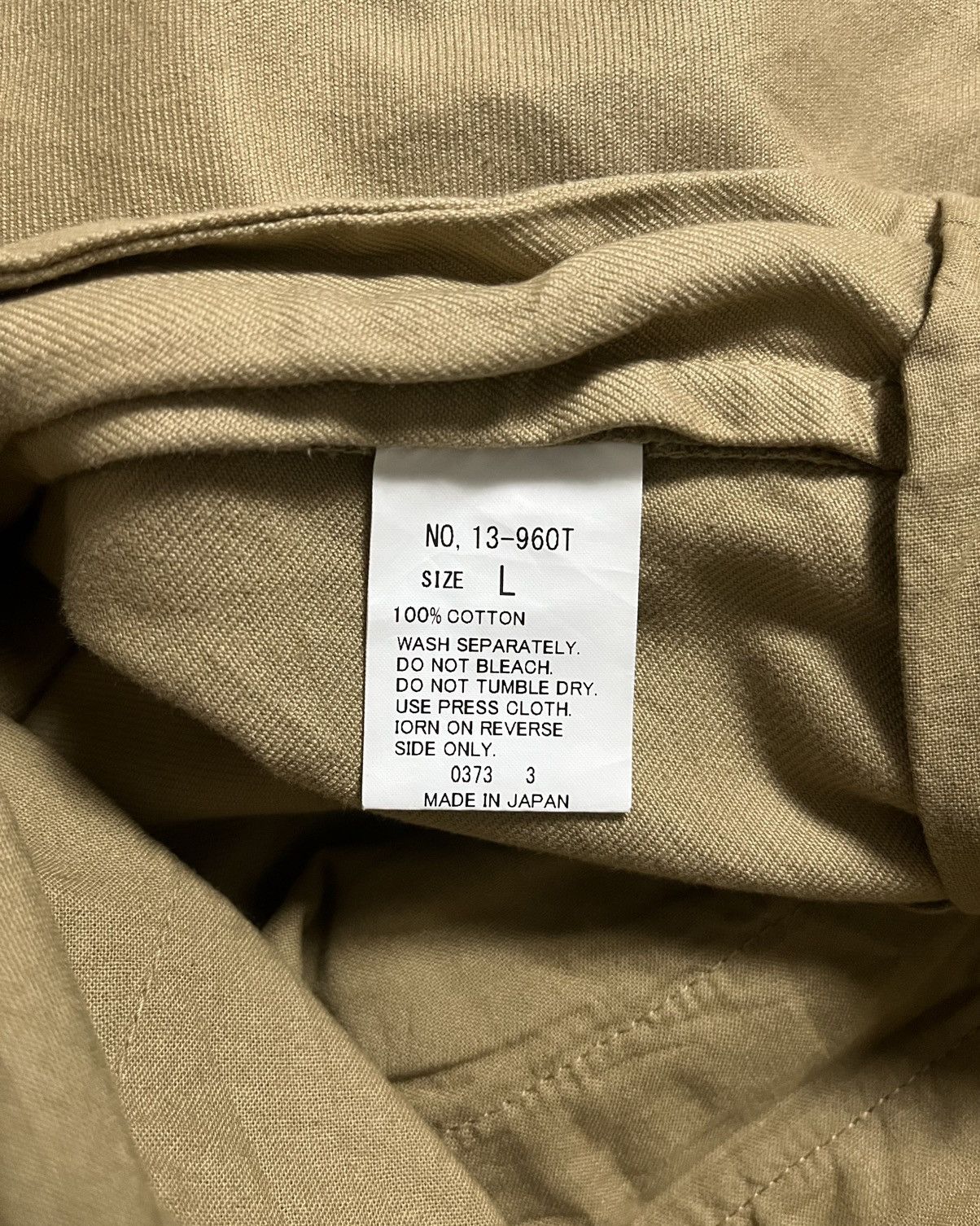 OMNIGOD Domingo Japanese Heavy Cotton Twill Trousers Size US 31 - 13 Thumbnail