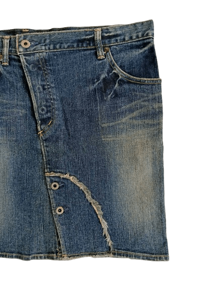 Journal Standard Journal Standard Denim Mini Skirt Japanese Brand Size 34" / US 12 / IT 48 - 3 Thumbnail