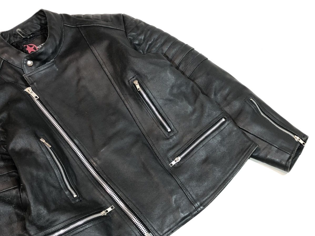 Harley Davidson × Honda × Vintage Sexy Punk Leather Jacket biker Motorcycle Racing Size US L / EU 52-54 / 3 - 12 Thumbnail