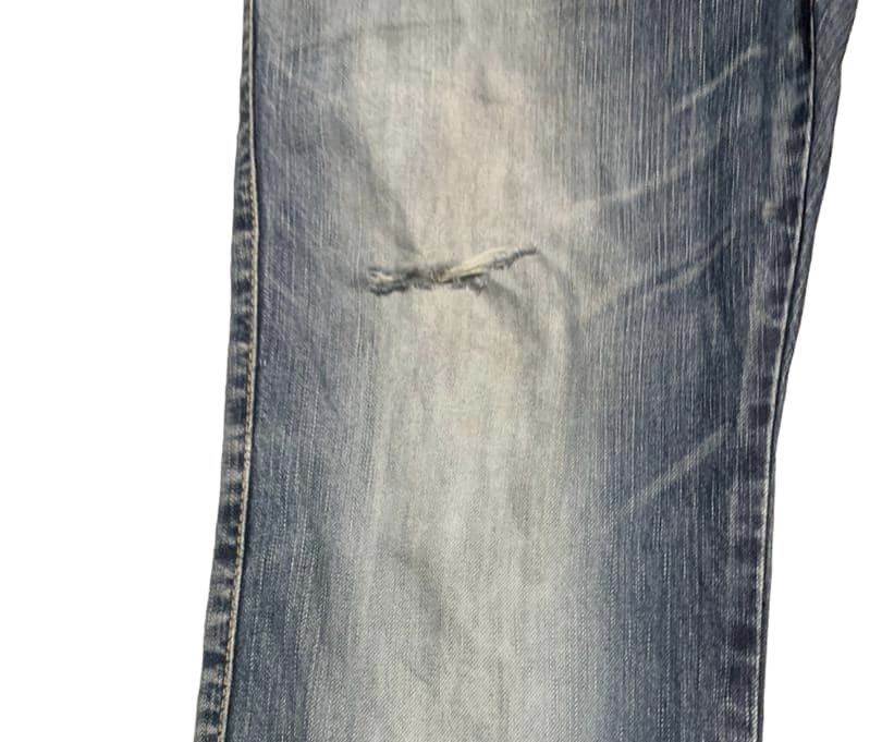 Edwin Vintage Edwin 503 Blue Trip Straight Jeans Distressed Size US 34 / EU 50 - 3 Thumbnail