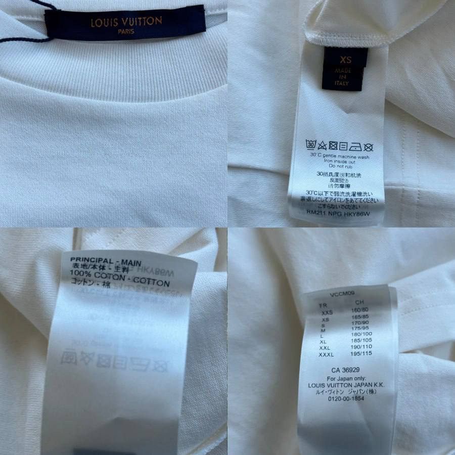 Louis Vuitton LOUIS VUITTON WHITE FLOATING MEN T-SHIRT Size US XS / EU 42 / 0 - 3 Thumbnail