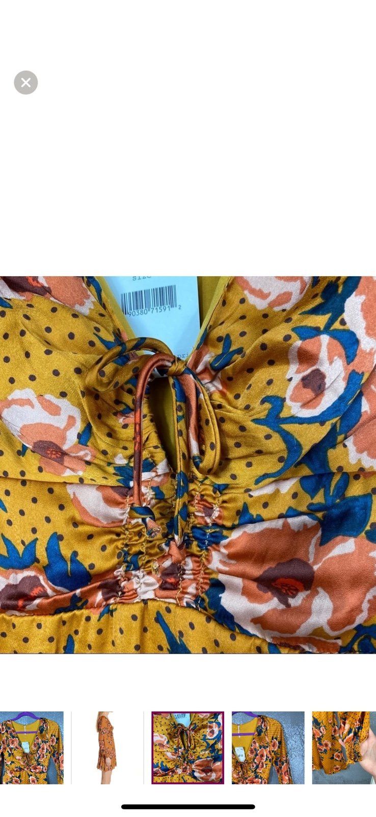 Free People Free People Morning Light floral Mini Dress Size XS / US 0-2 / IT 36-38 - 6 Thumbnail