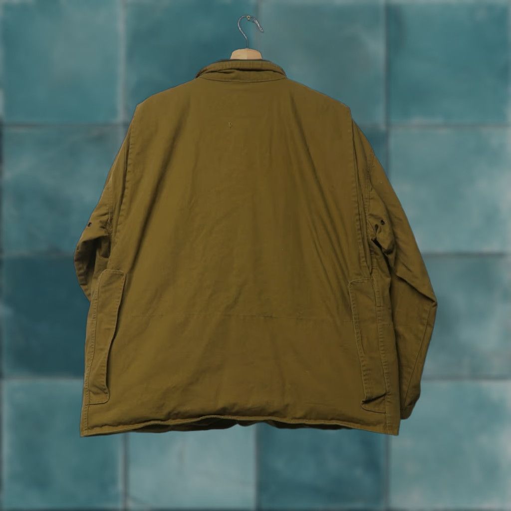 VTG Cabela’s Duck Canvas Hunting Field Jacket Shirt M Tan Mens Medium