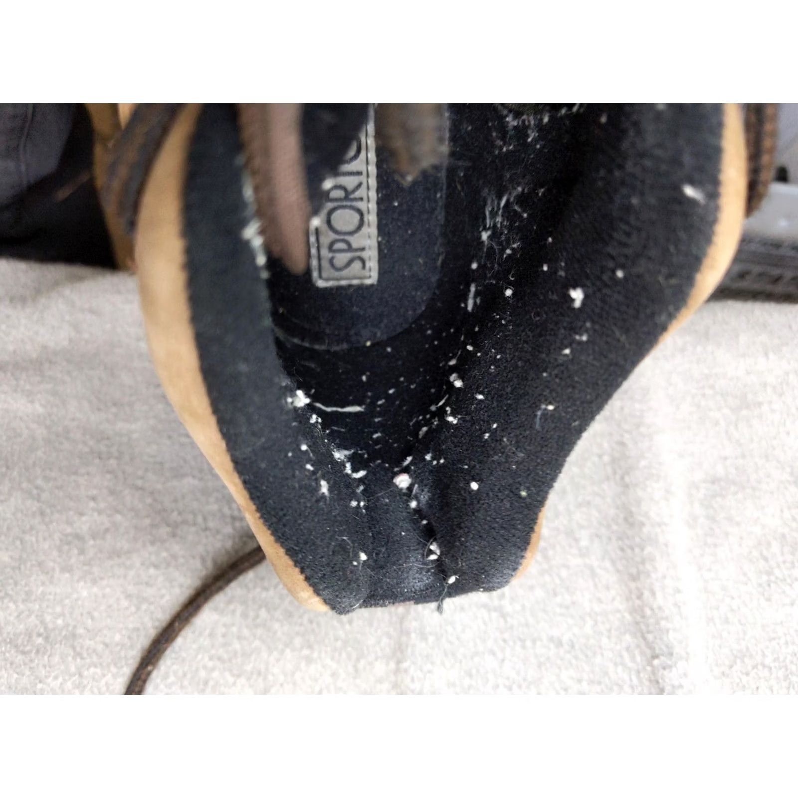 Vintage Sporto Lorena Boots Womens 9 Brown Leather Ankle Snow Winter Lace Up Leather Upper Rubber Outsole Casual Women Size US 9 / IT 39 - 4 Thumbnail