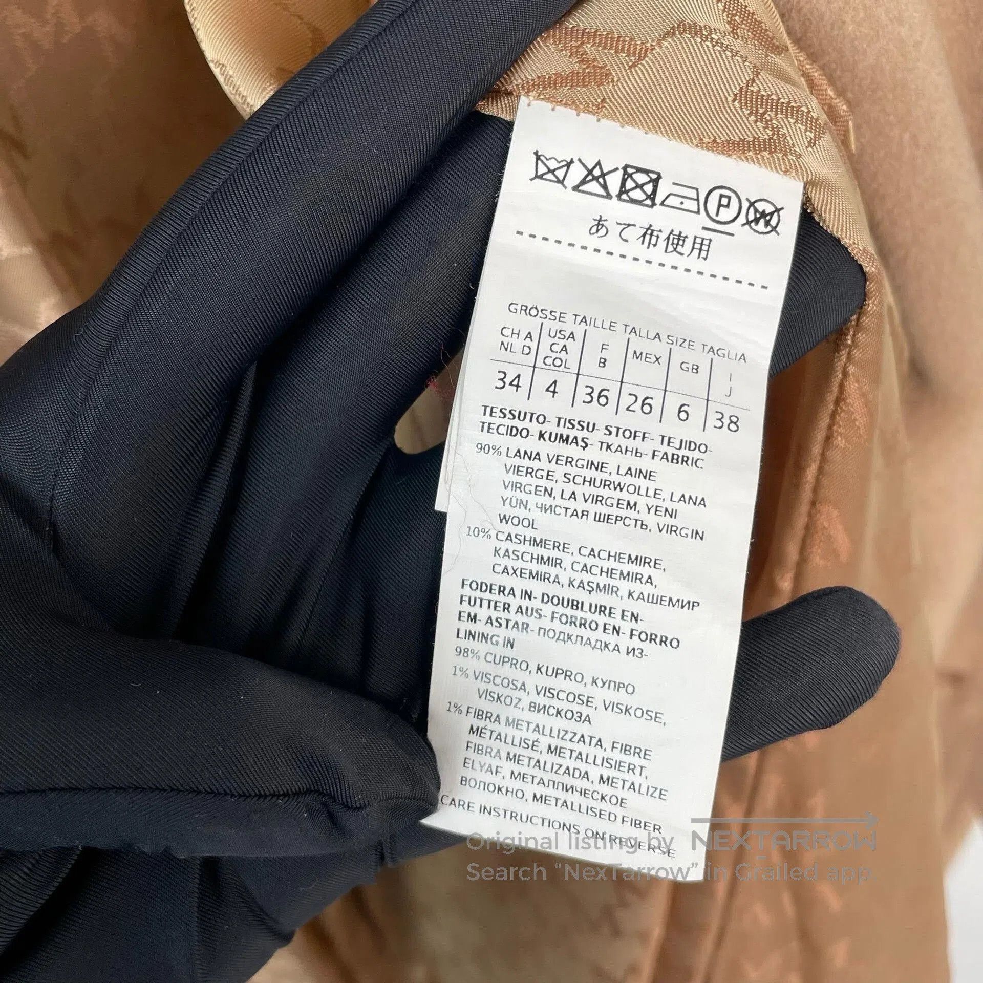 Max Mara Maxmara 101801 Wool Coat Size 38. Size S / US 4 / IT 40 - 7 Thumbnail